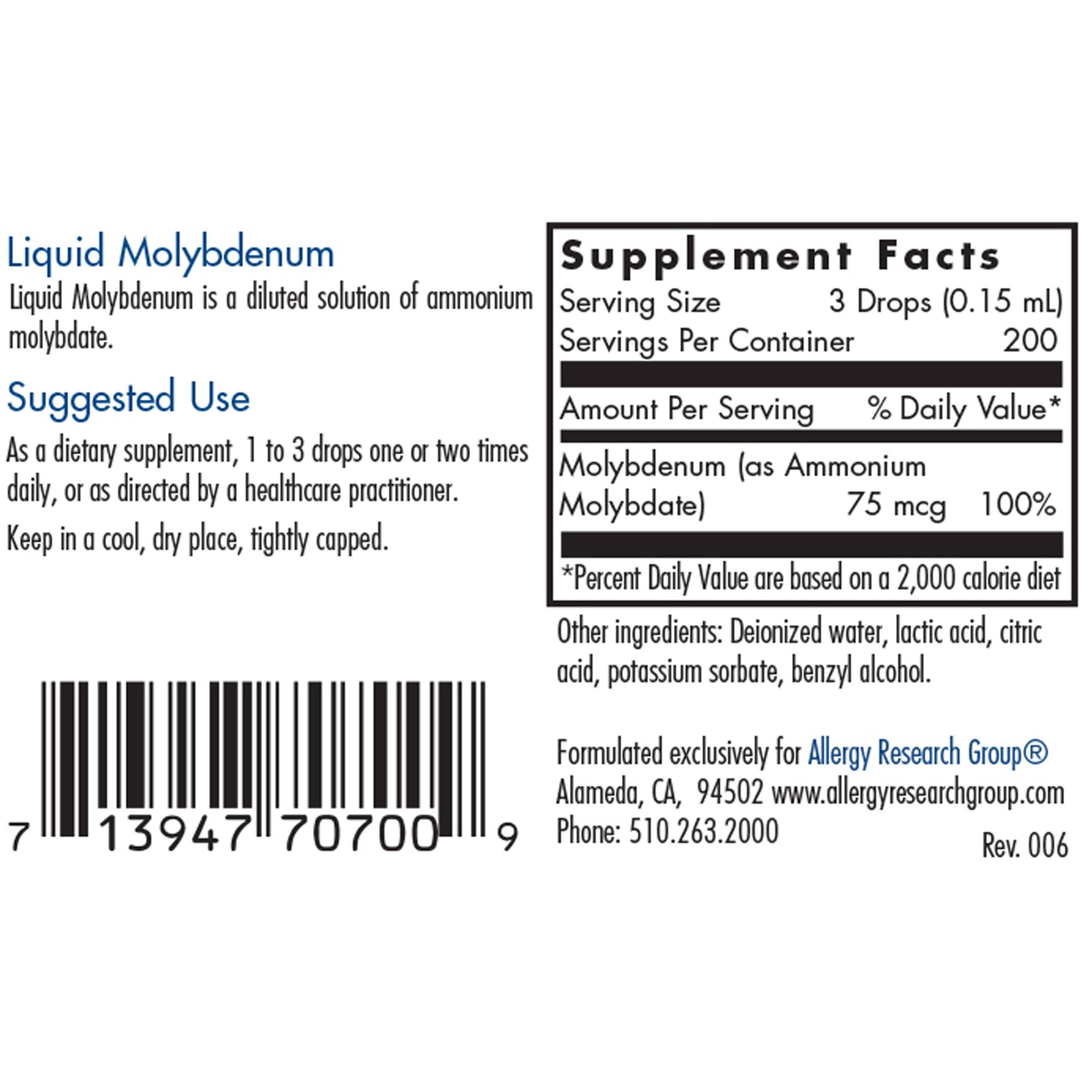 Molybdenum (Liquid) - Image 2