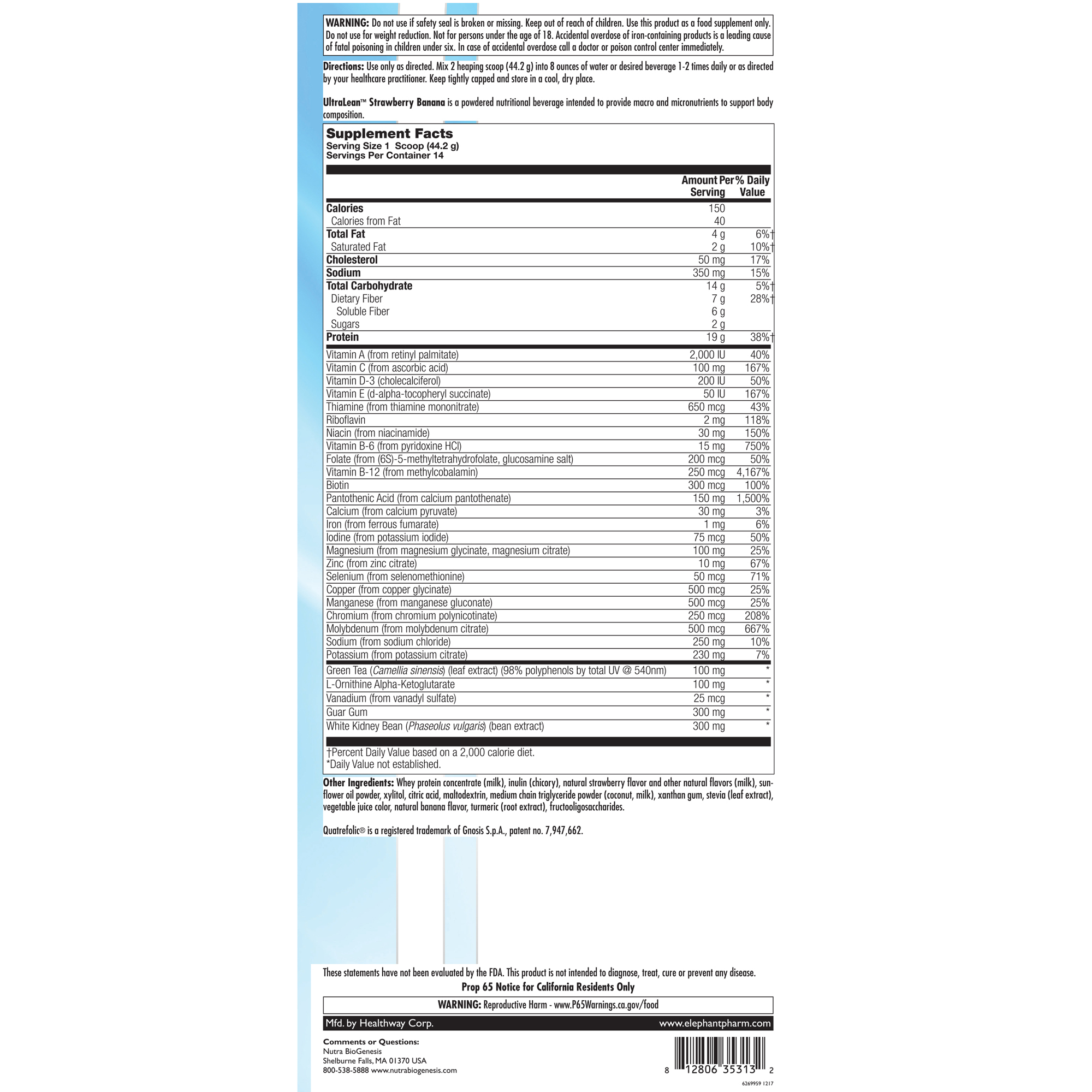 UltraLean Strawberry Banana - Image 2