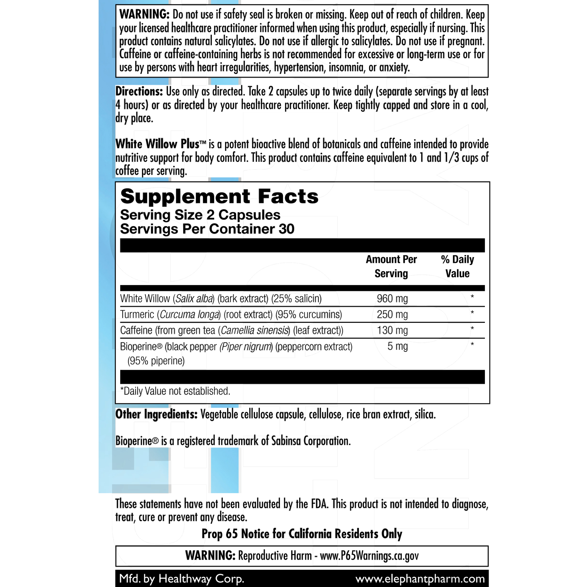 White Willow Plus (Pain X Plus) - Image 2