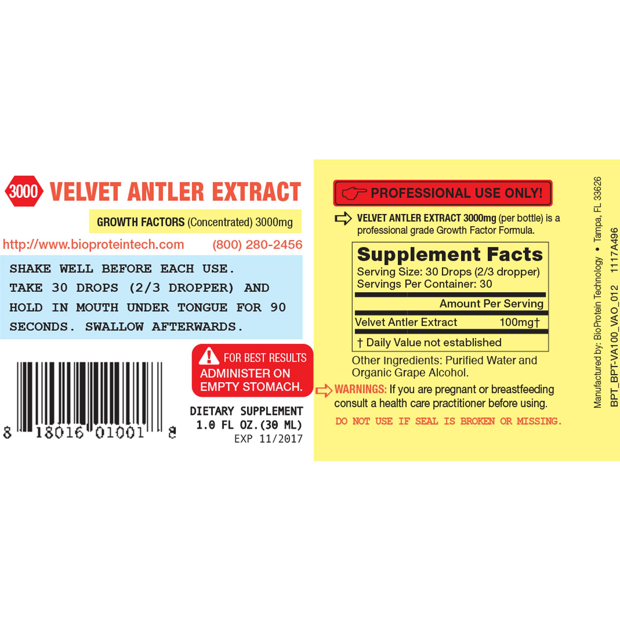 Velvet Antler Extract (VAE) 3000 - Image 2
