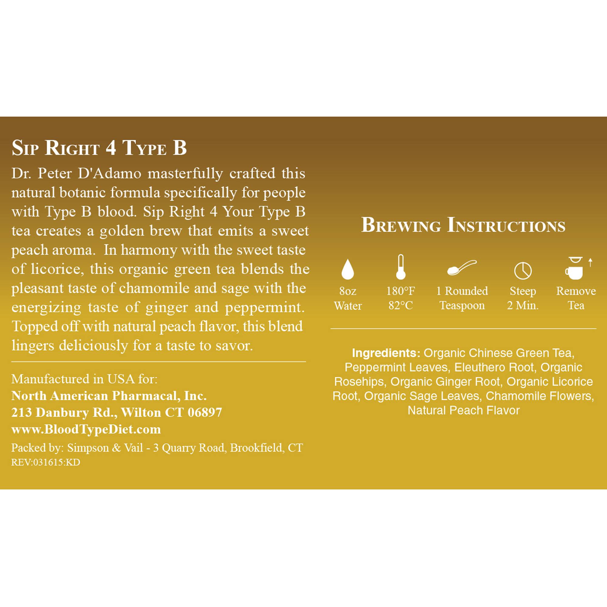 Sip Right 4 Your Type Tea (Type B) Loose Leaf - Image 2