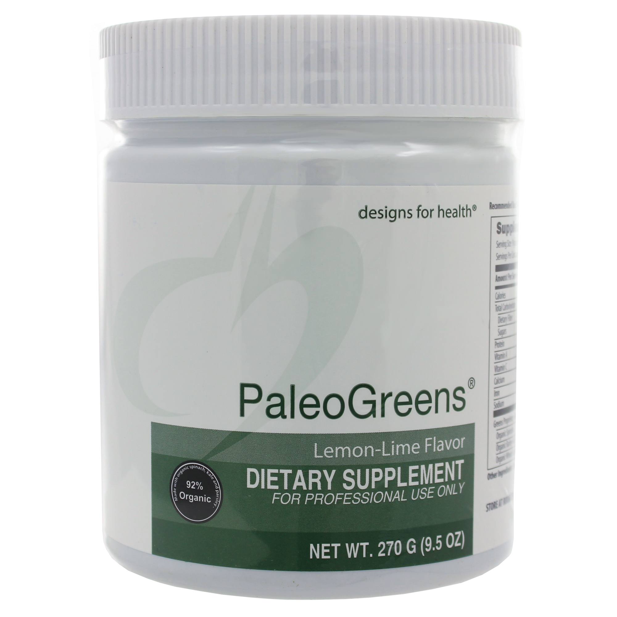 PaleoGreens Organic powder-Lemon/Lime Flavor