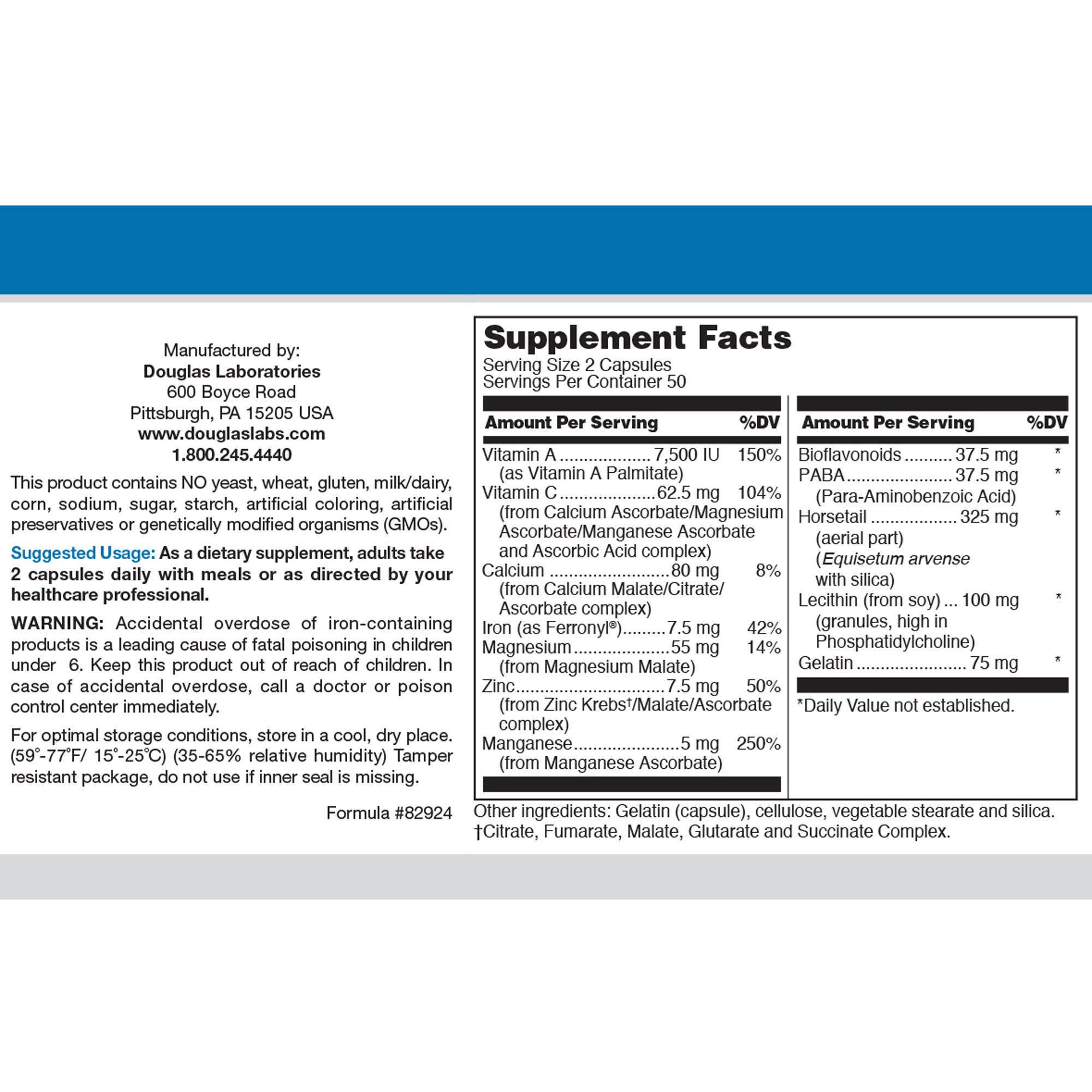 Hair, Skin and Nails Plus Formula - Image 2