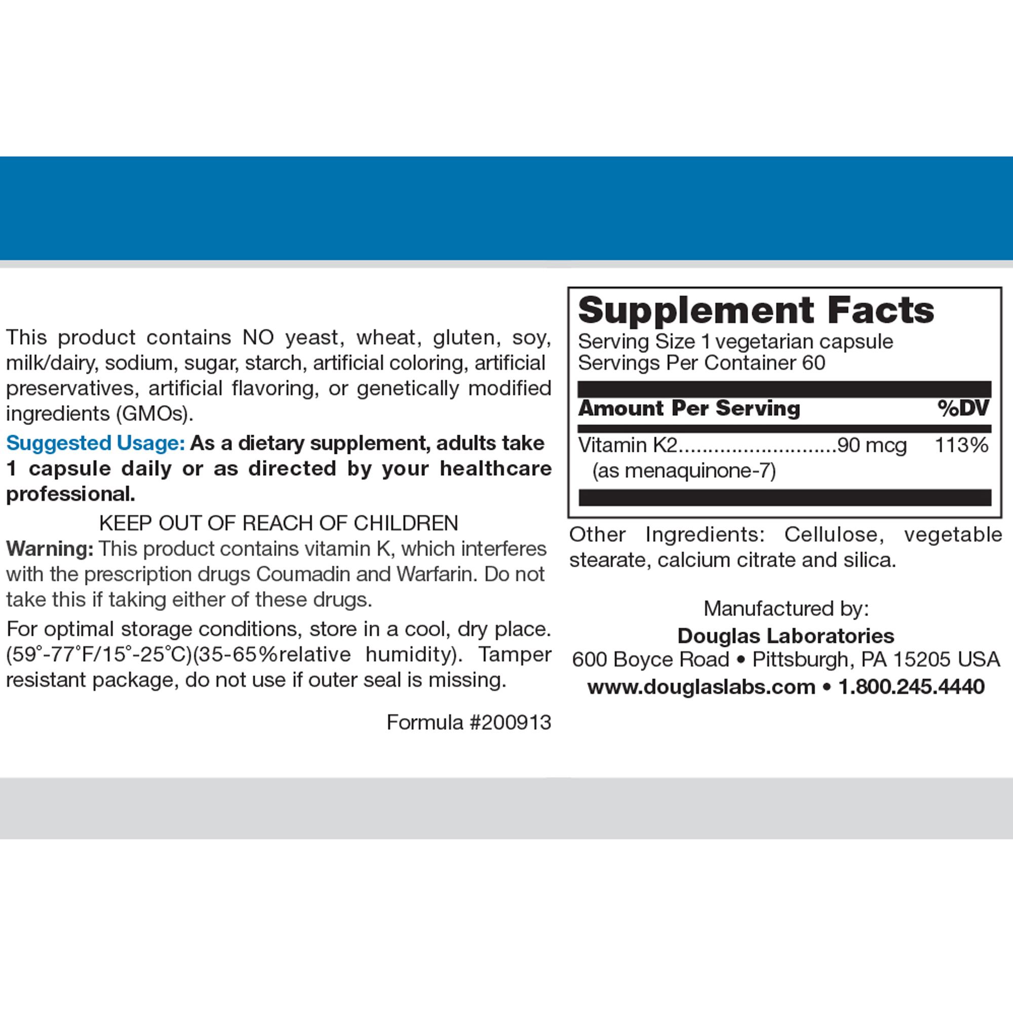 Vitamin K2 w/Menaquinone-7 (Soy-Free) - Image 2