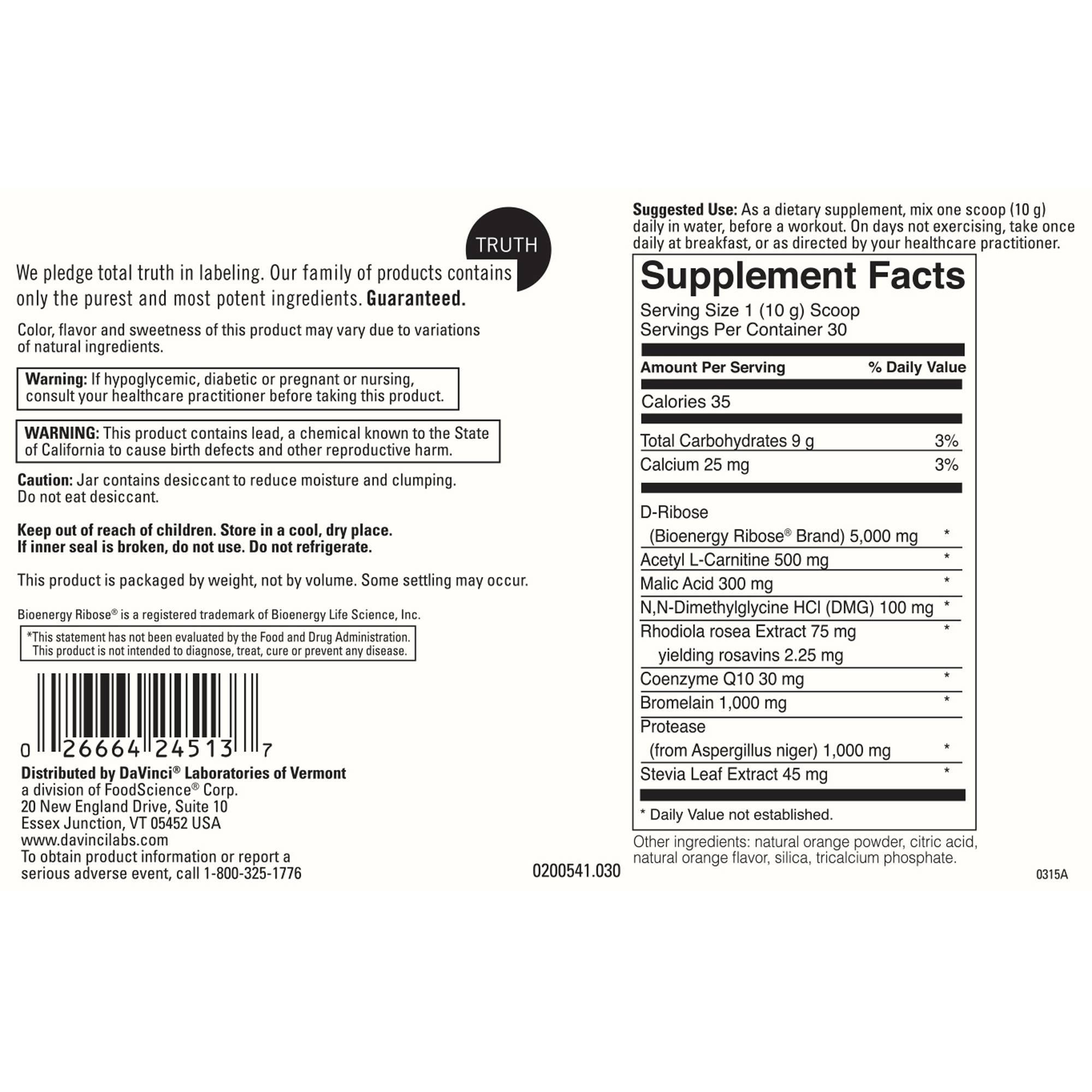 Mito-Fuel w/ D-Ribose - Image 2