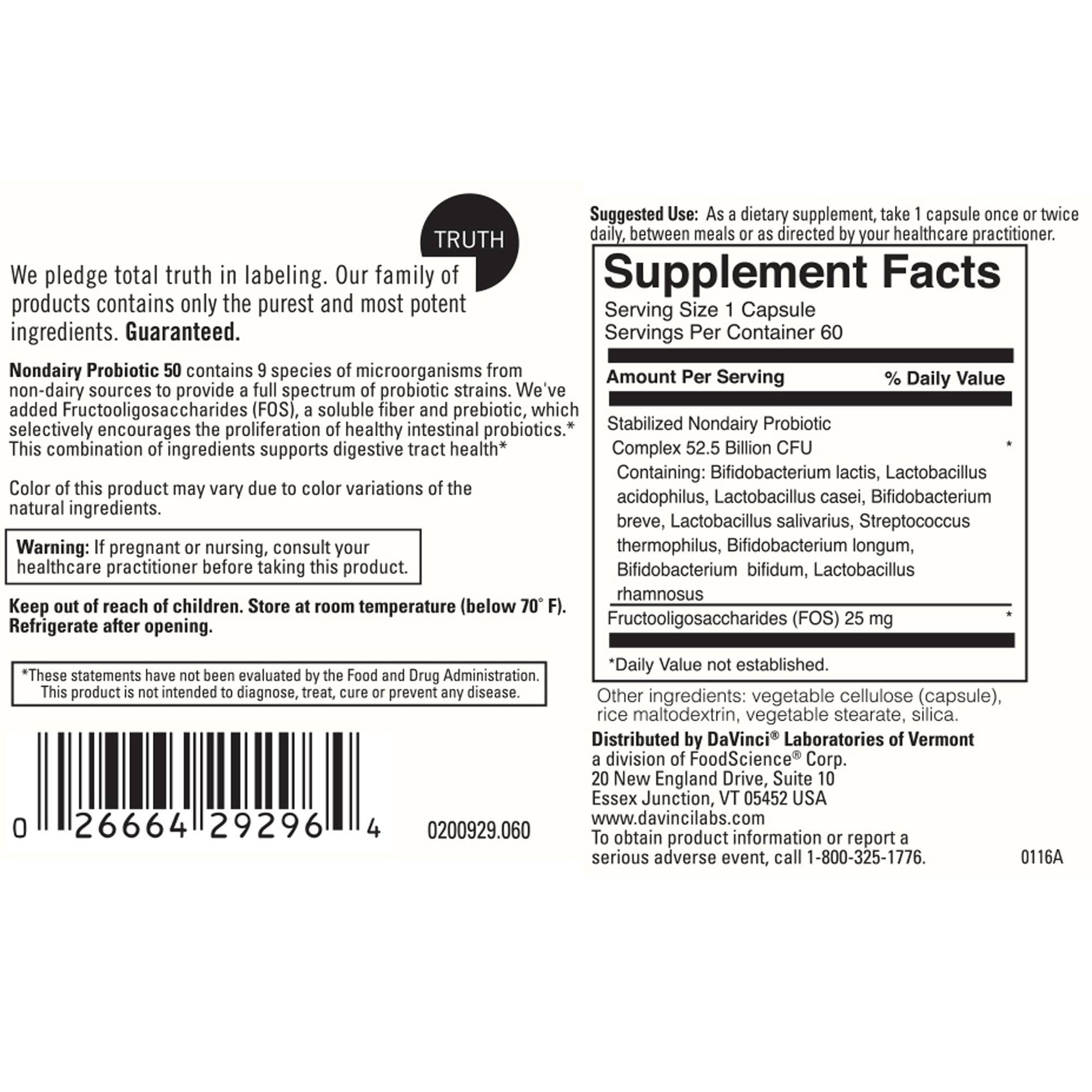 NonDairy Probiotic 50 - Image 2