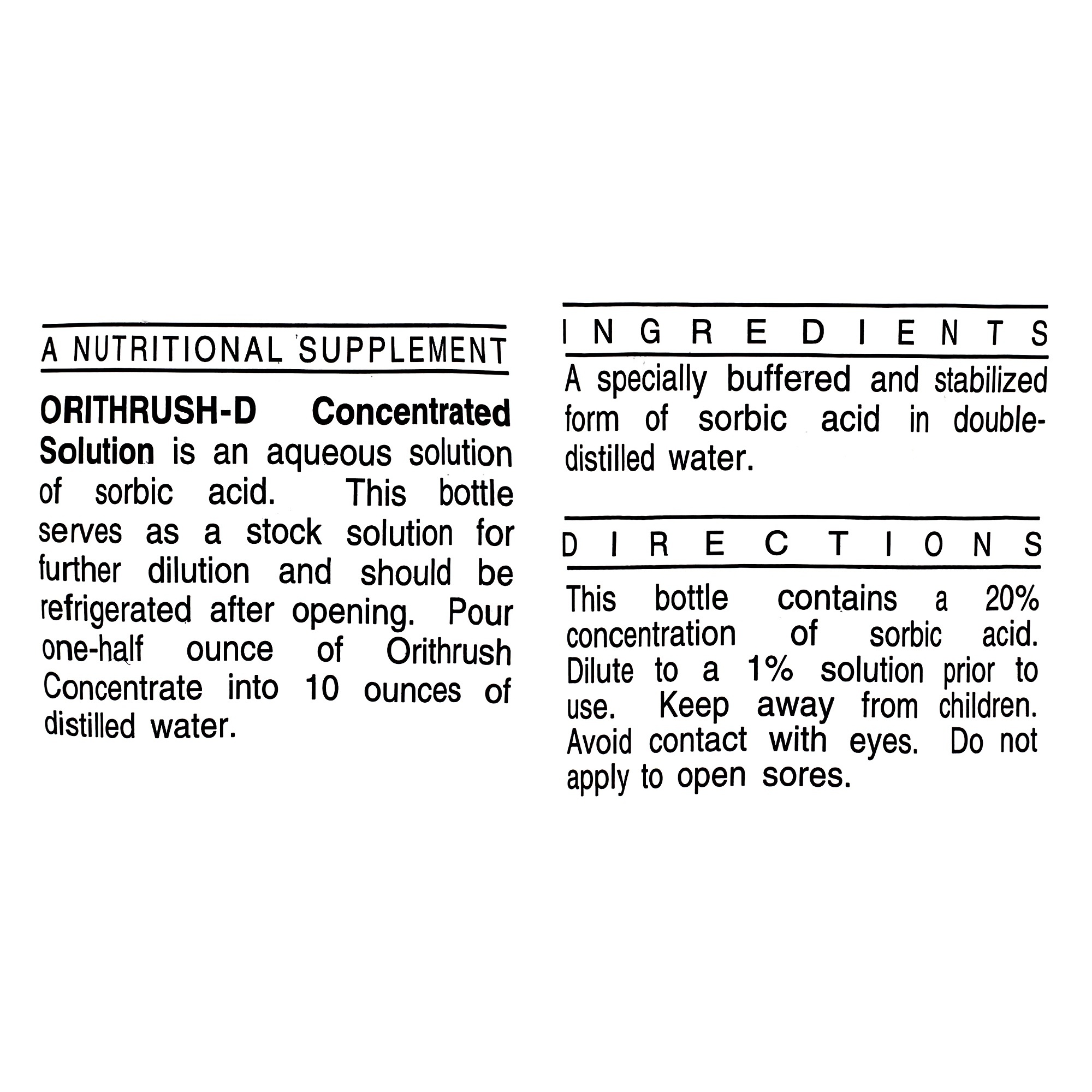 Orithrush-D(Potassium Sorbate 20%) - Image 2