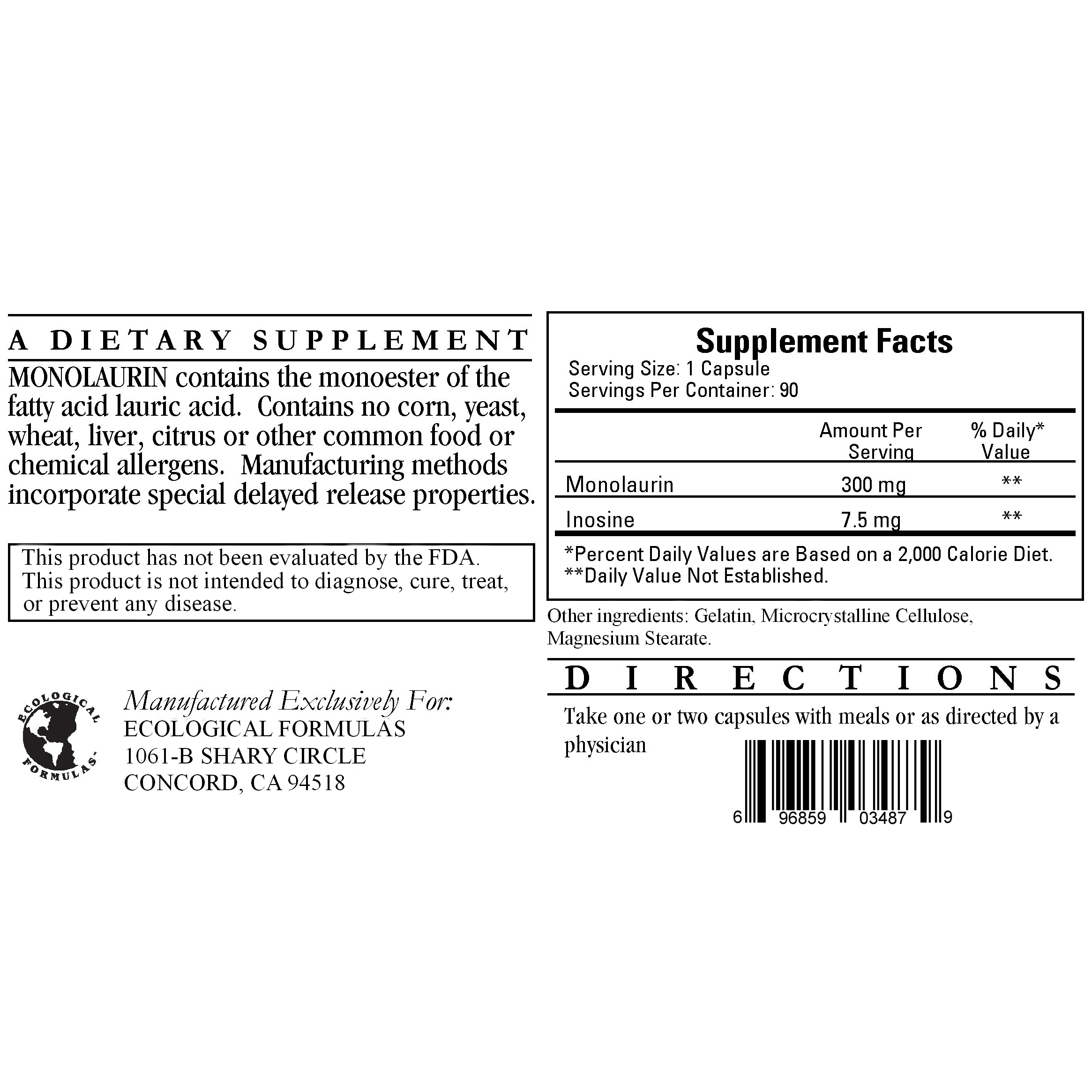 Monolaurin 300mg - Image 2