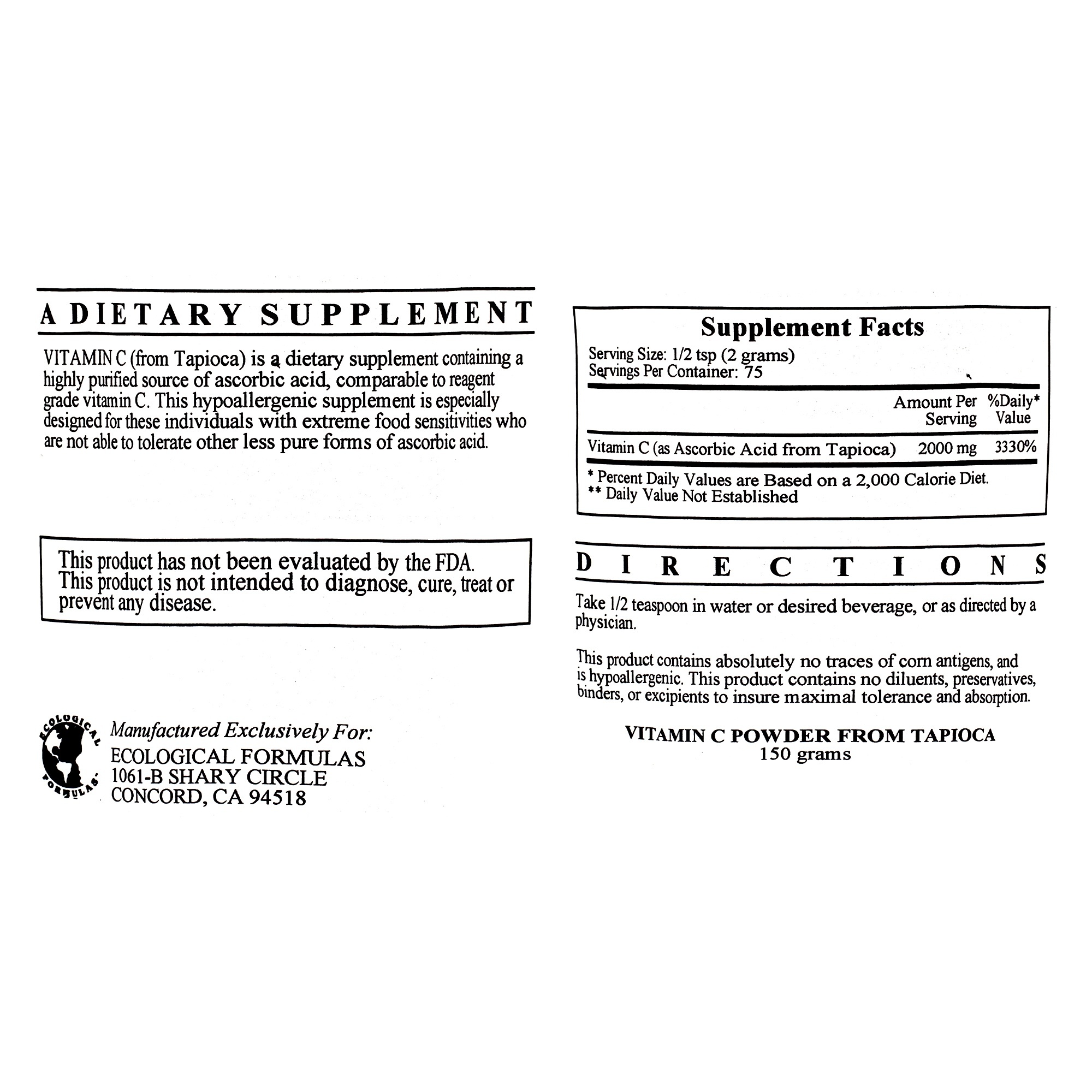Vitamin C Crystals (from tapioca) - Image 2