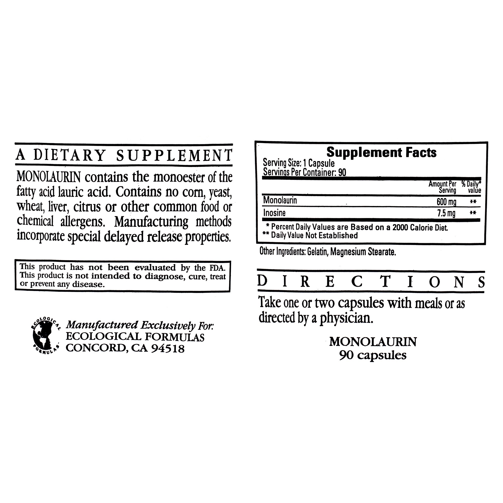 Monolaurin 600mg - Image 2