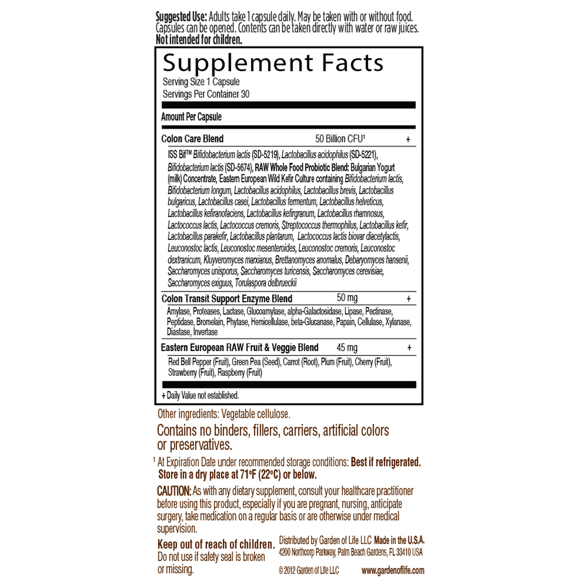 RAW Probiotics Colon Care - Image 2