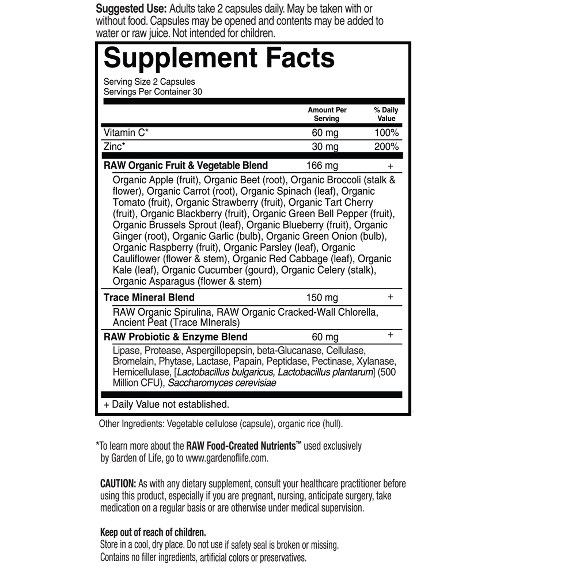 Vitamin Code RAW Zinc - Image 2