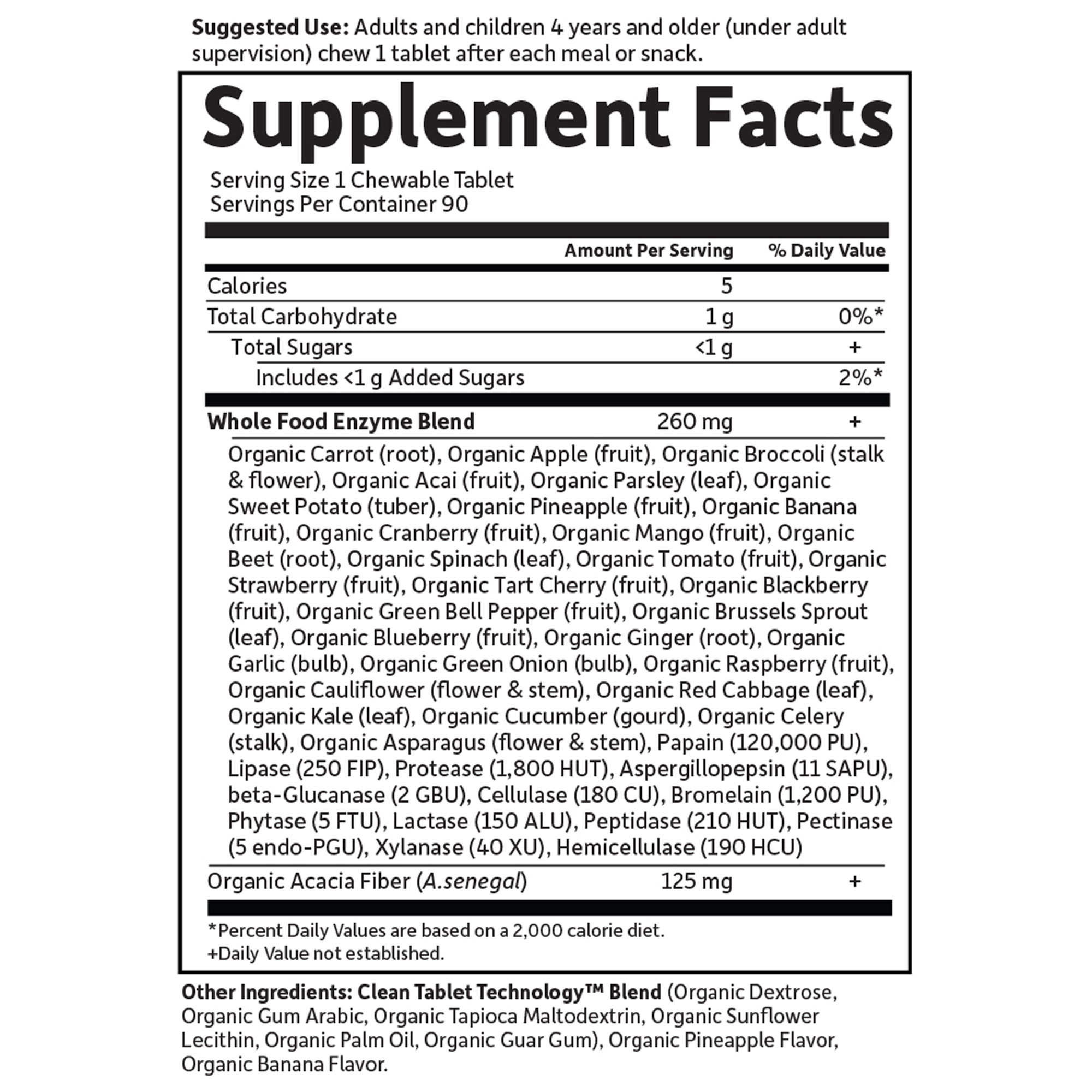 Dr. Formulated ENZYMES Organic Digest+ - Image 2