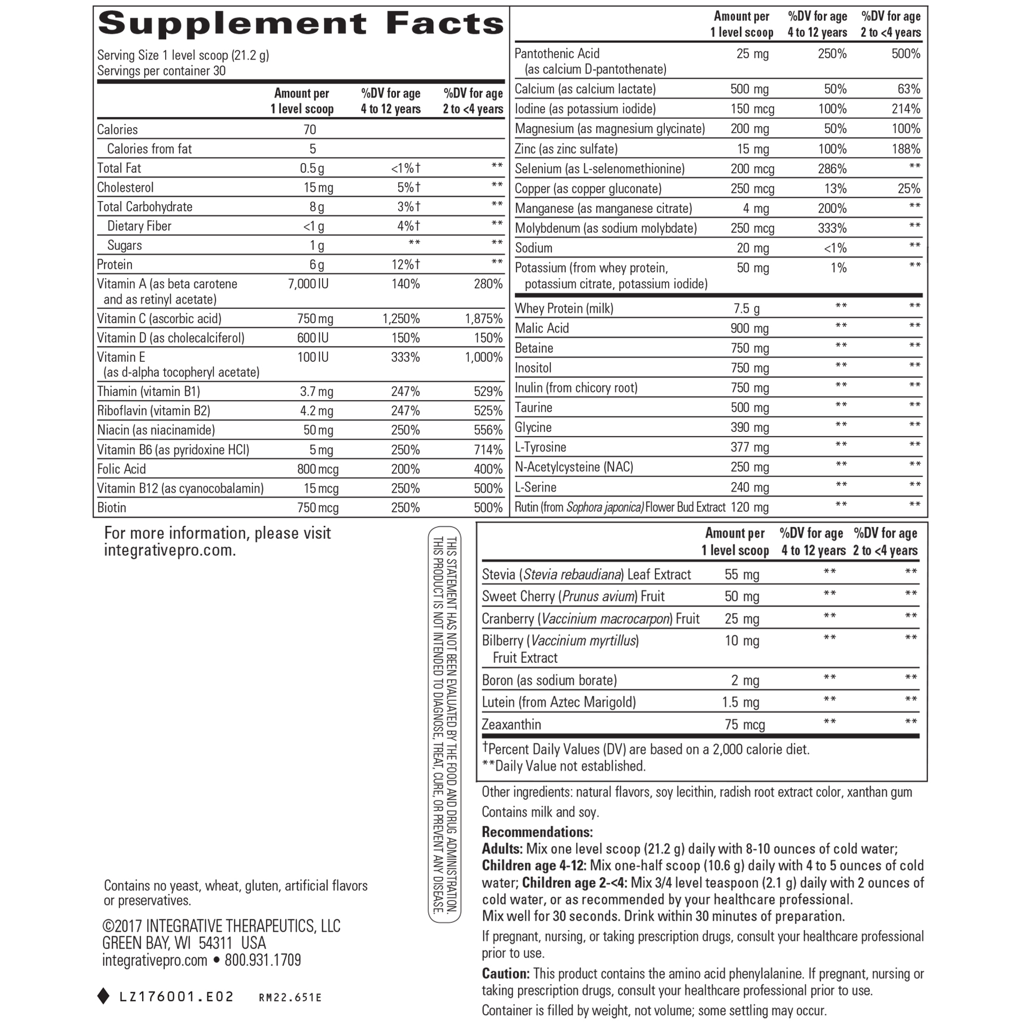 Mega MultiVitamin Drink Mix (Berry) - Image 2