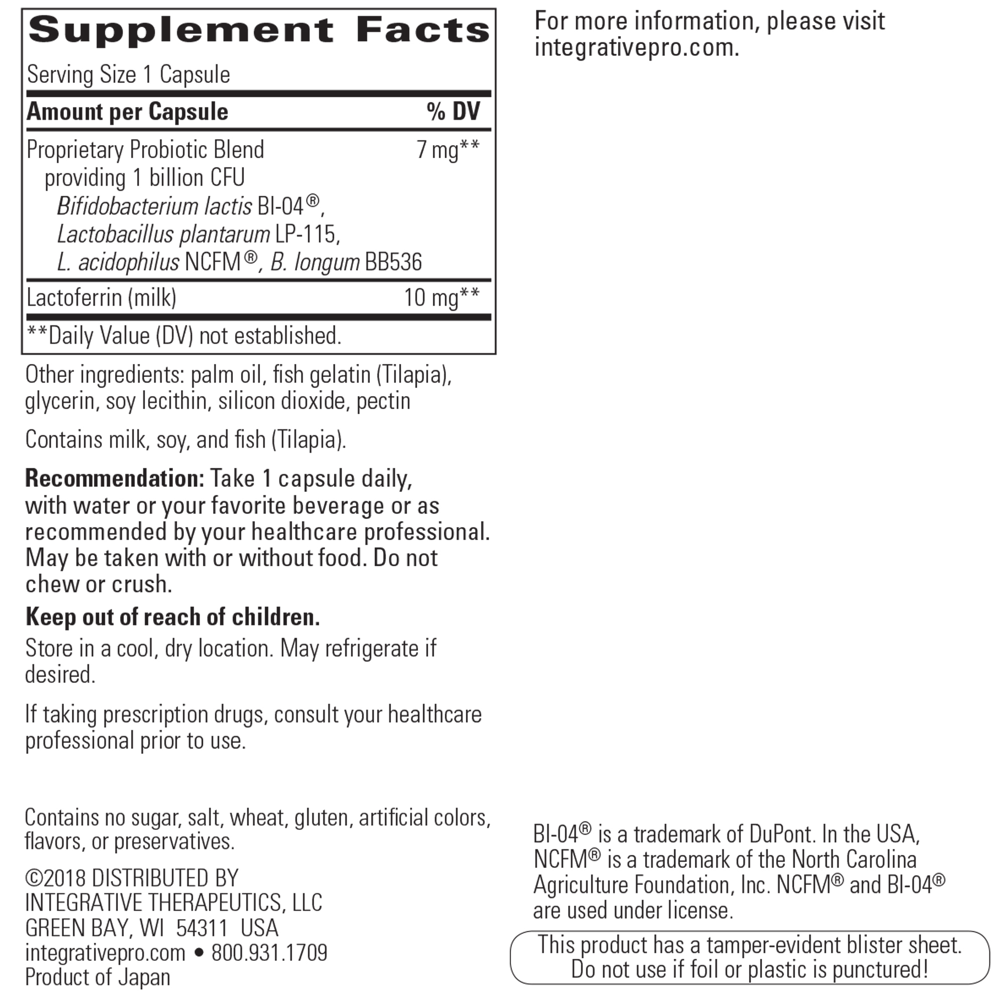 Pro Flora Immune/Probiotic Pearls - Image 2