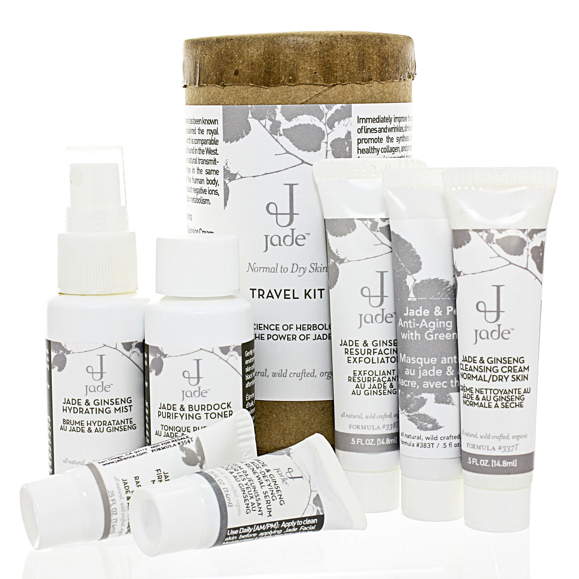 Jade Facial Travel Kit - Normal to Dry Skin