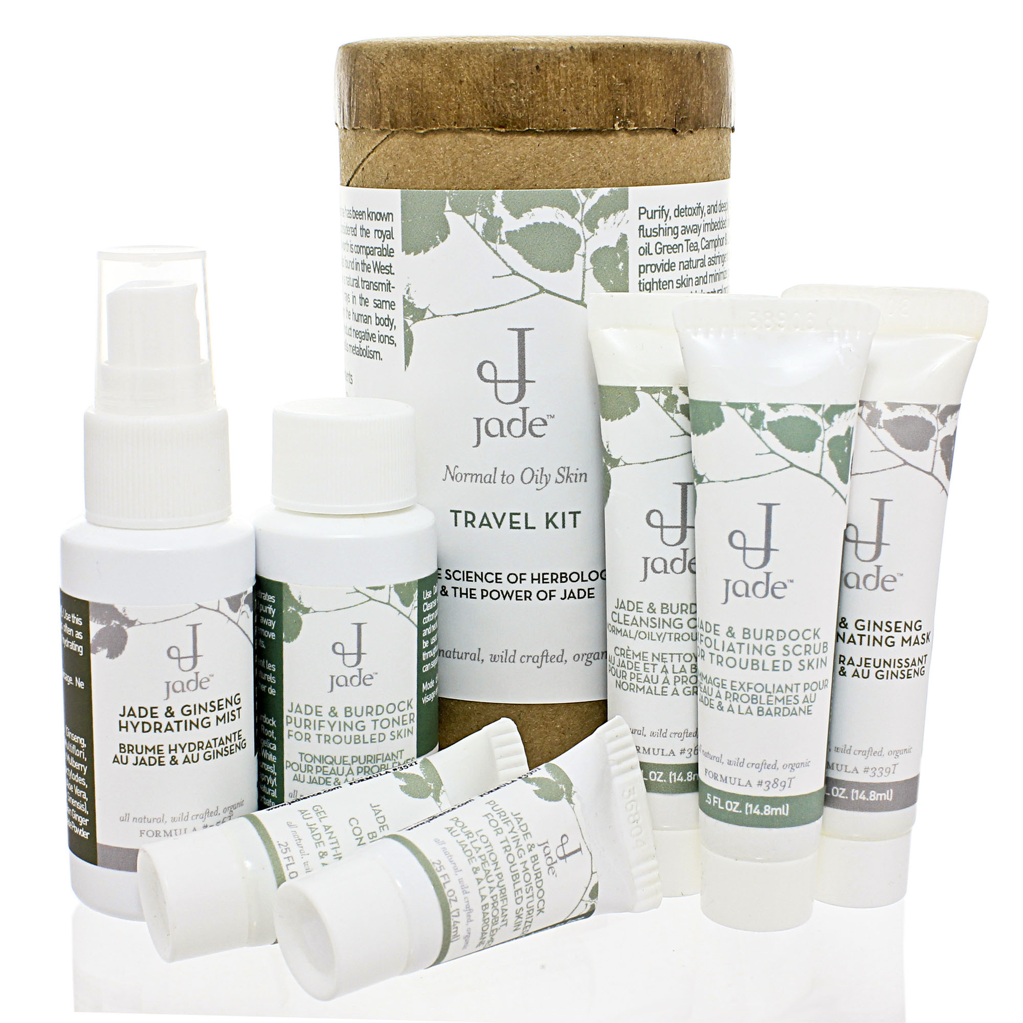 Jade Facial Travel Kit - Normal to Oily Skin
