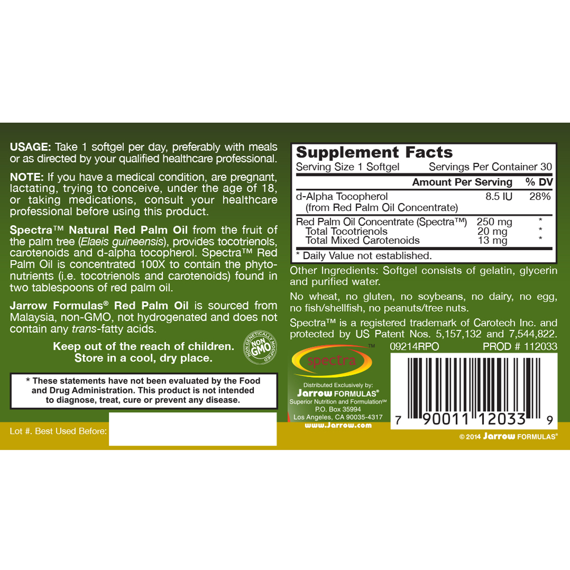 Red Palm Oil 250mg - Image 2