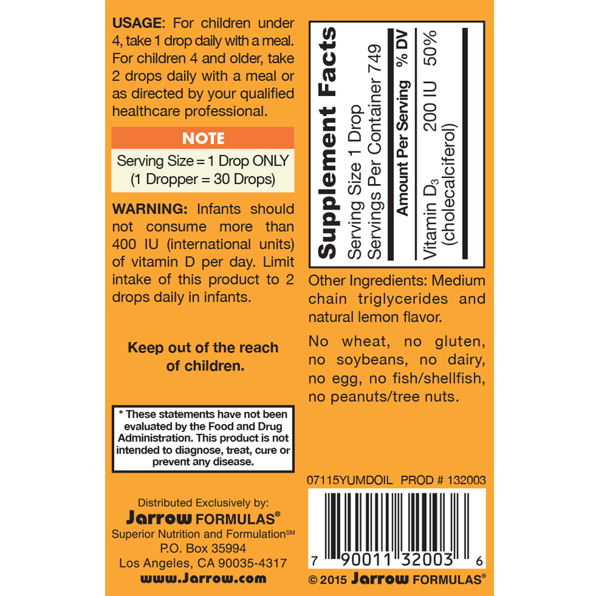 Yum Yum D3 Liquid 200 IU/Drop - Image 2