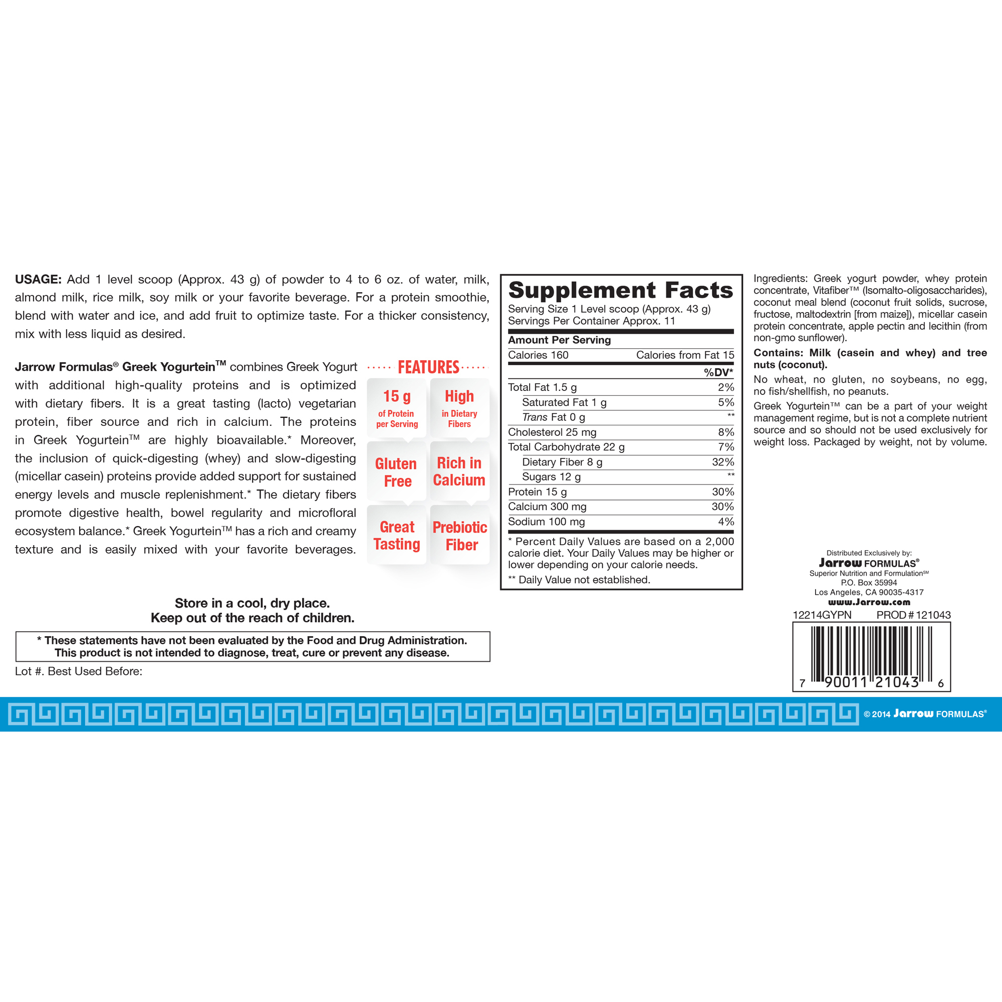 Greek Yogurtein Plain - Image 2