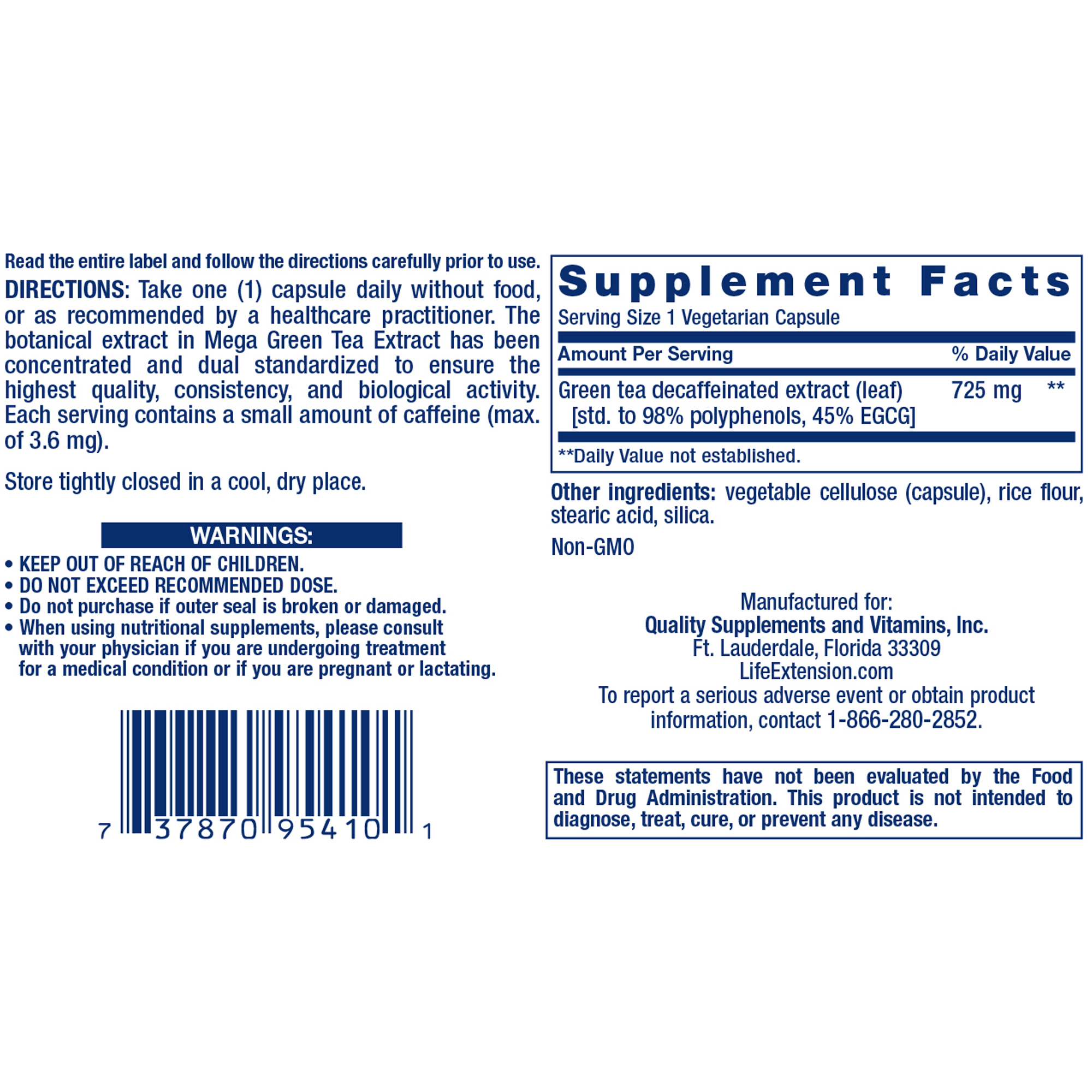Mega Green Tea Extract (decaffeinated) - Image 2