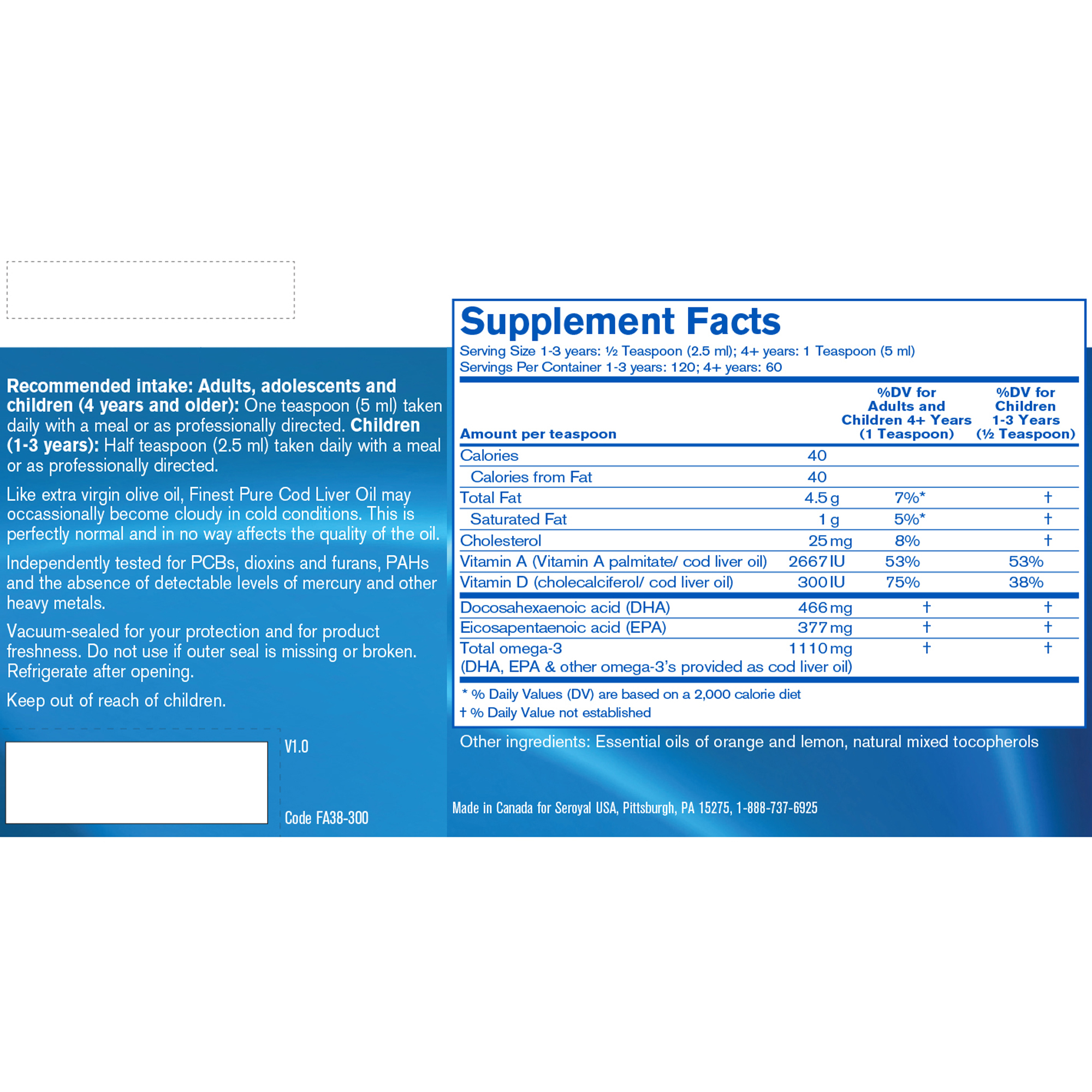 Finest Pure Cod Liver Oil - Image 2