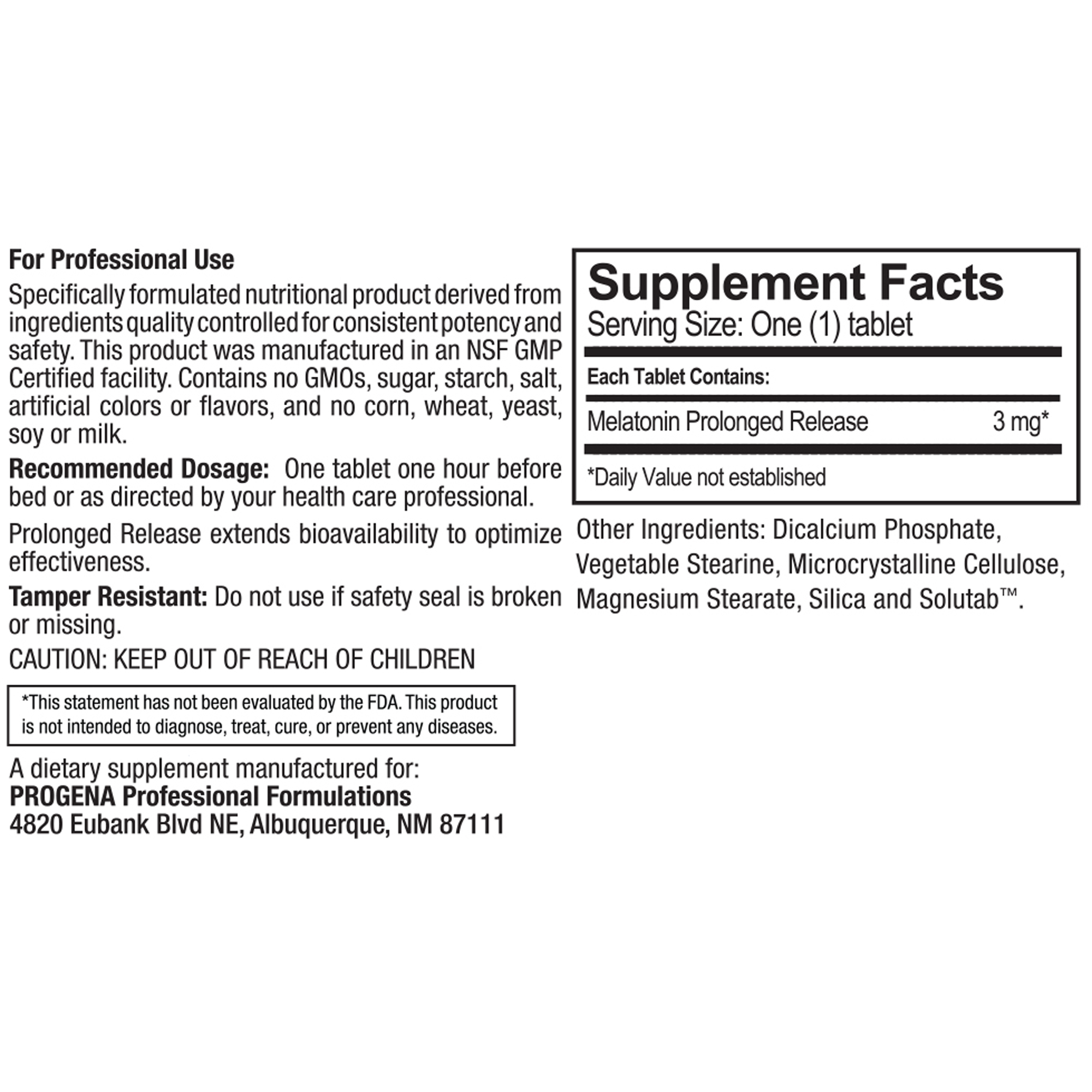 Melatonin SR 3mg - Image 2