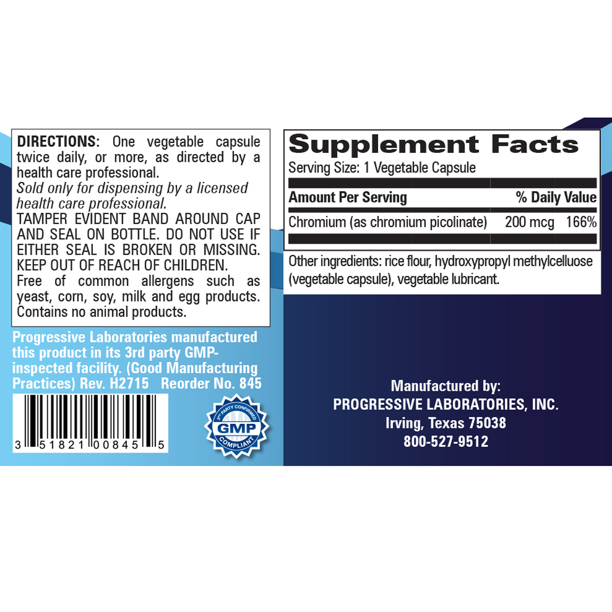 Chromium Picolinate 200mcg - Image 2