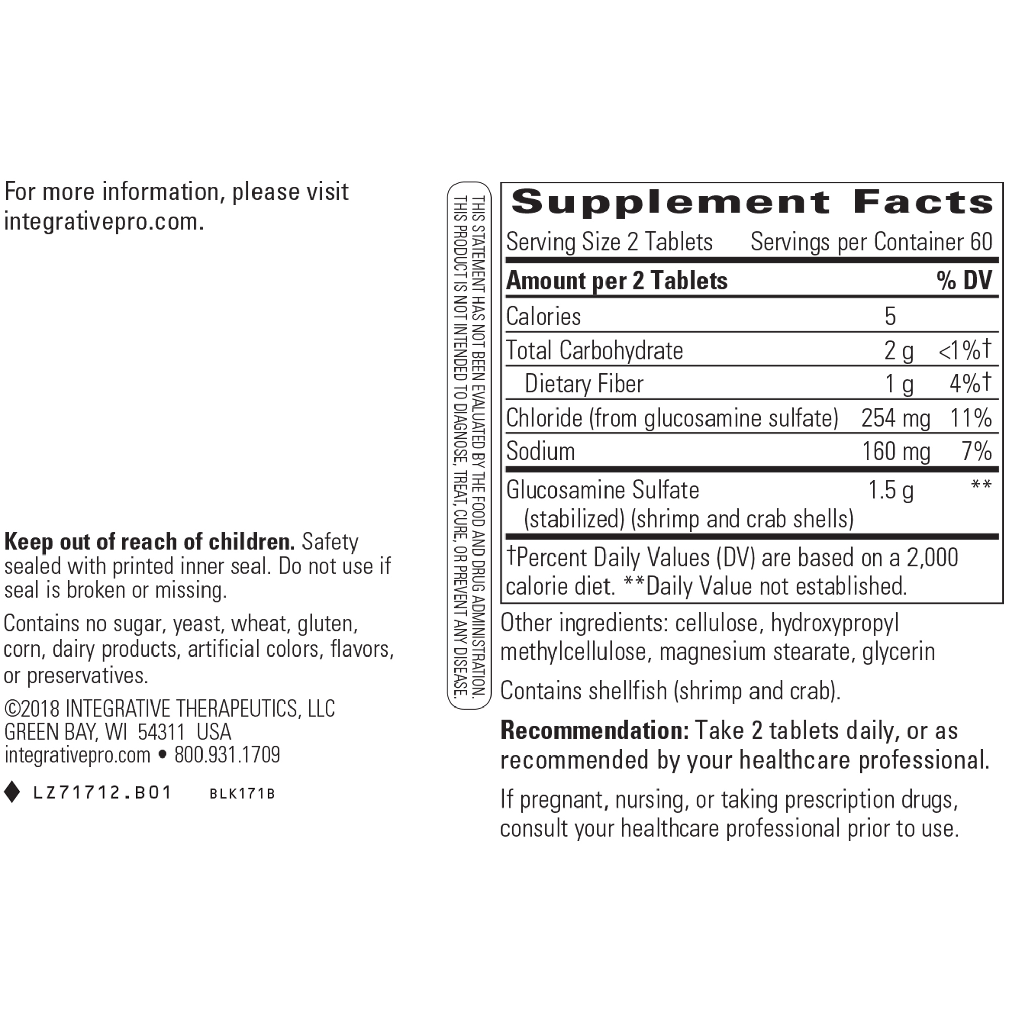 Glucosamine Sulfate-750 - Image 2