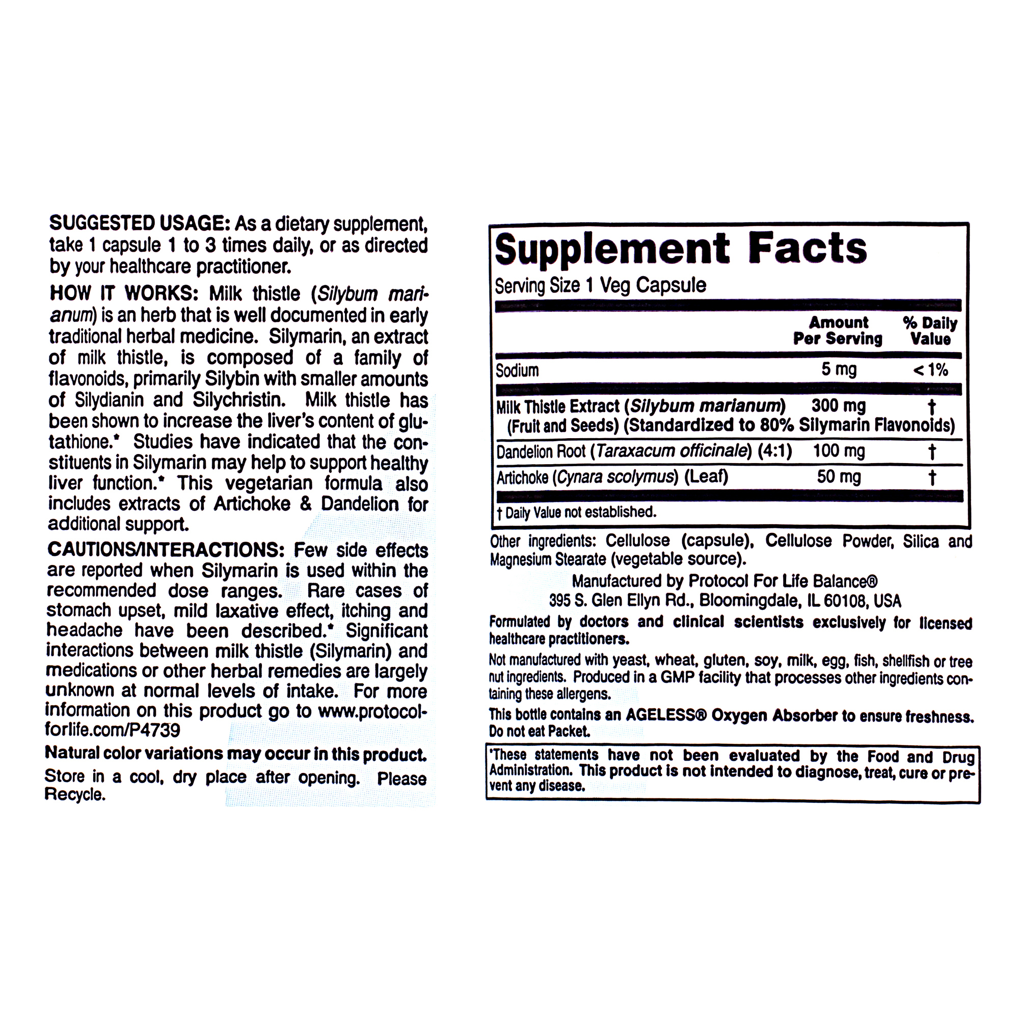 Milk Thistle Extract 300mg - Image 2