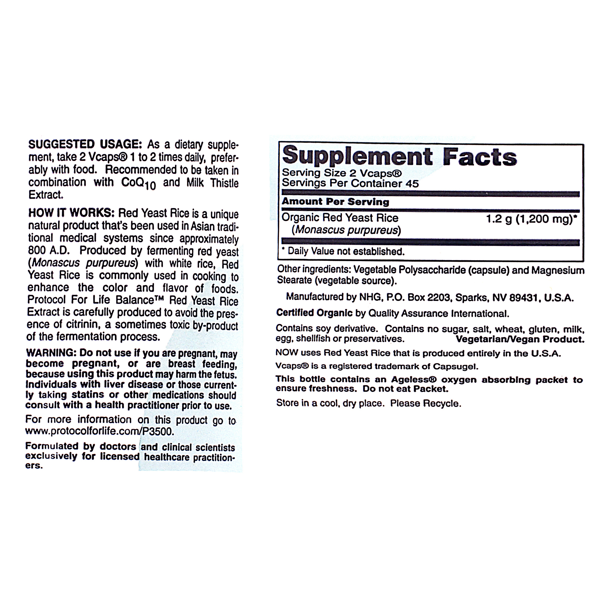 Red Yeast Rice Extract 600mg - Image 2
