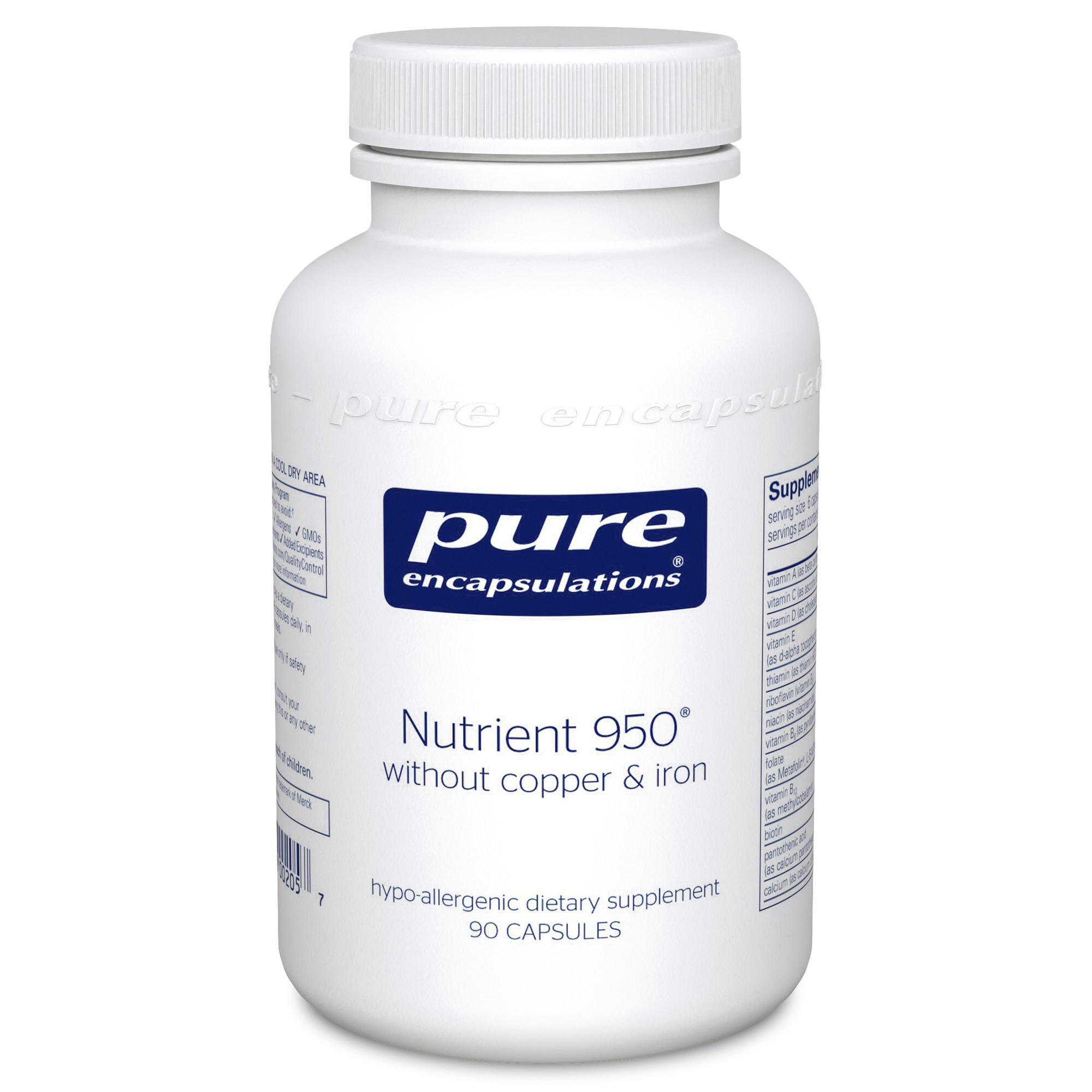 Nutrient 950 w/o Cu and Fe