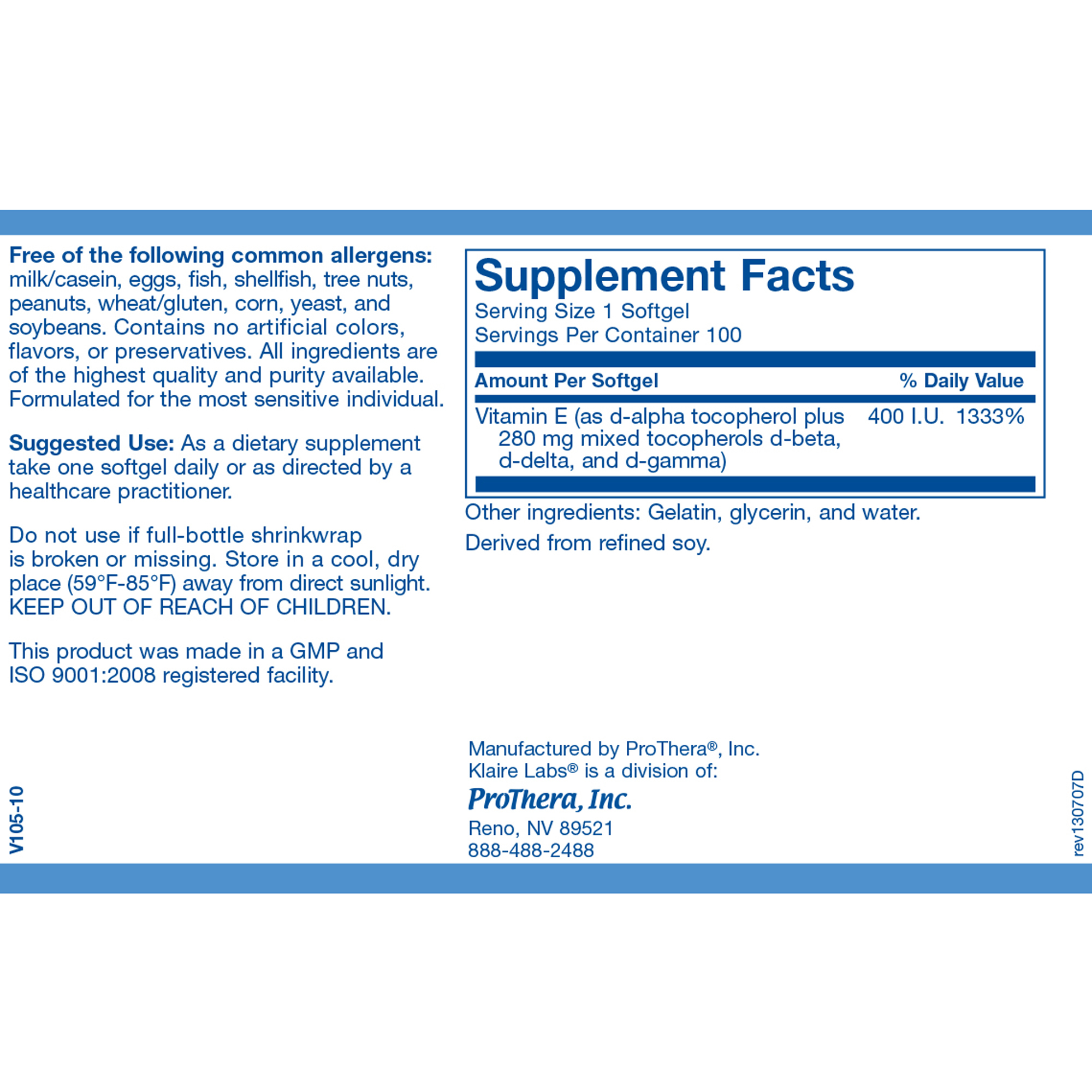 Pure E 400IU - Image 2