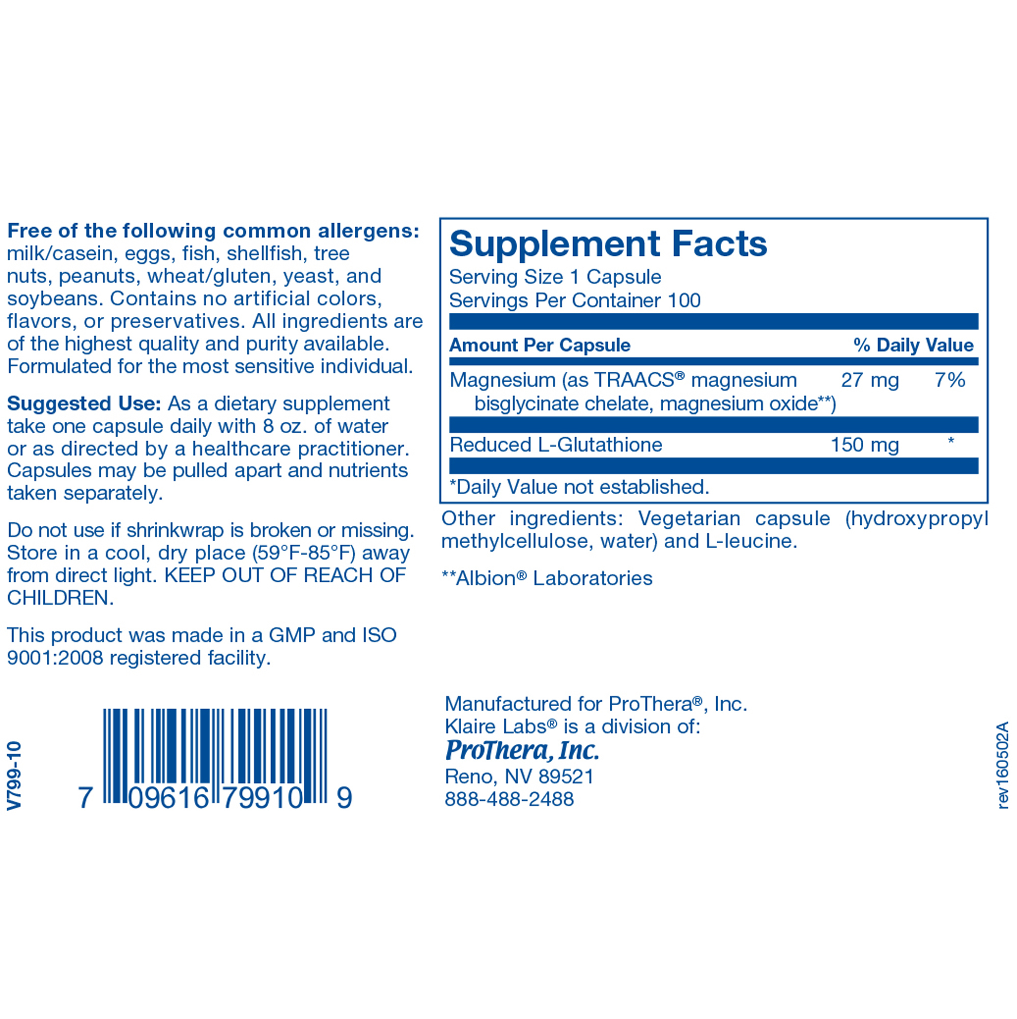 Reduced L-Glutathione 150mg - Image 2