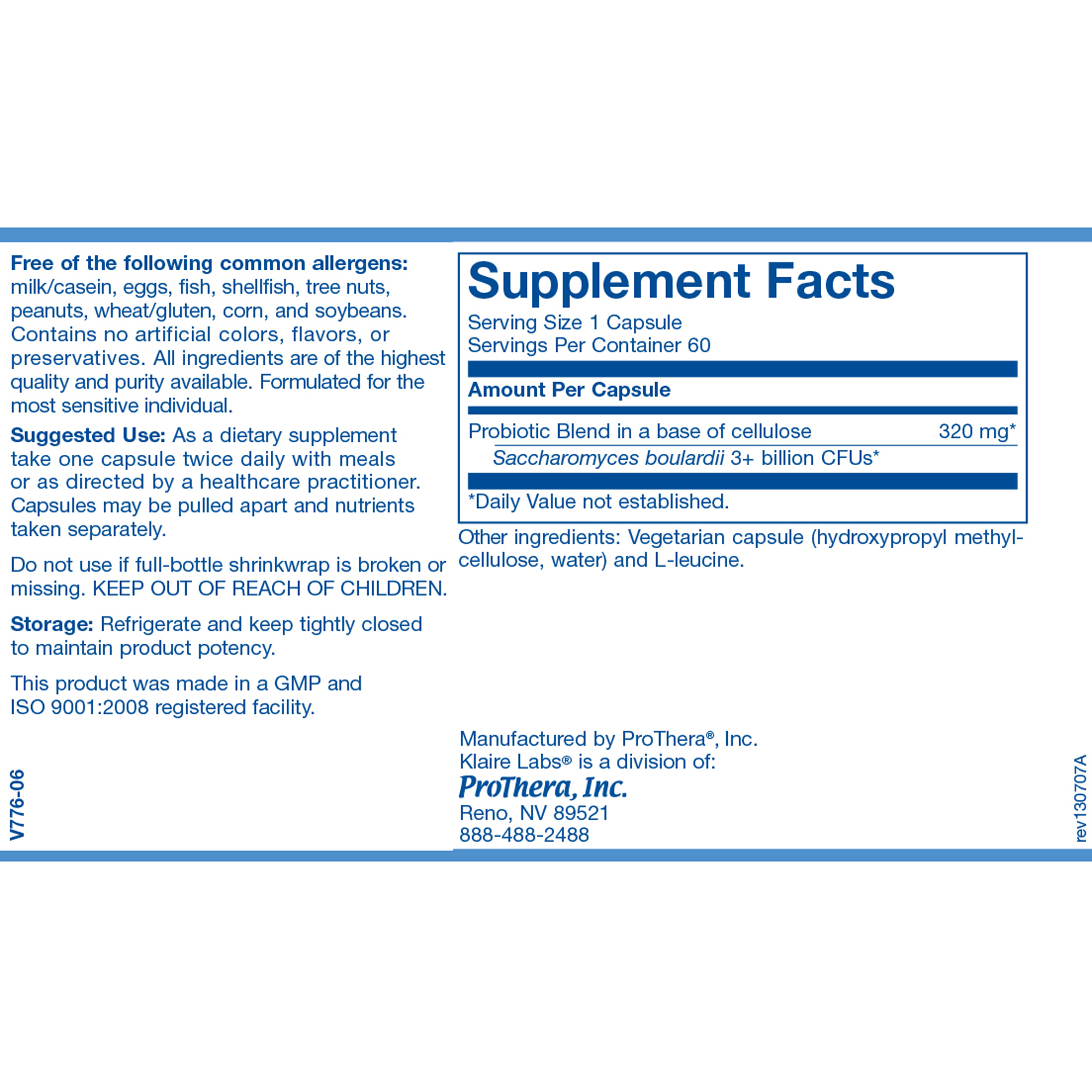 Saccharomyces Boulardii Probiotic - Image 2