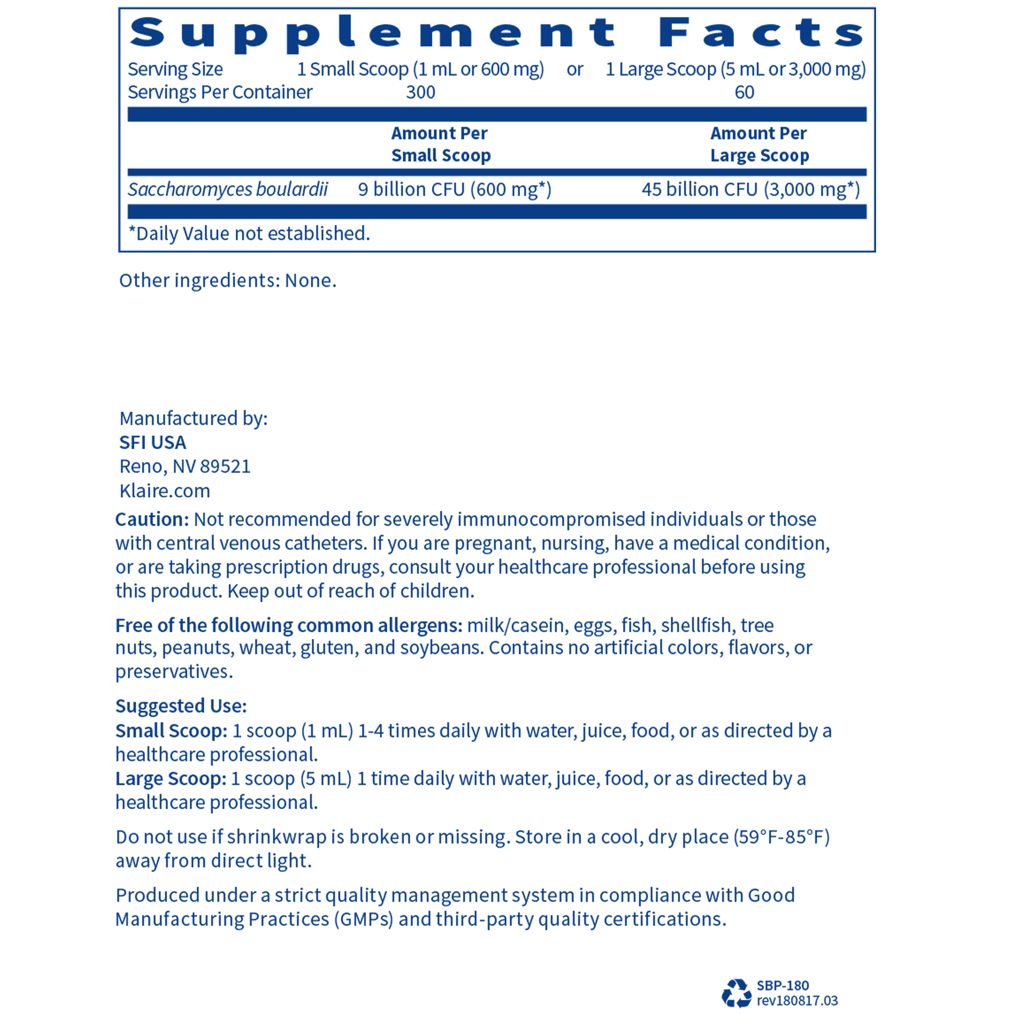 Saccharomyces Boulardii Powder - Image 2