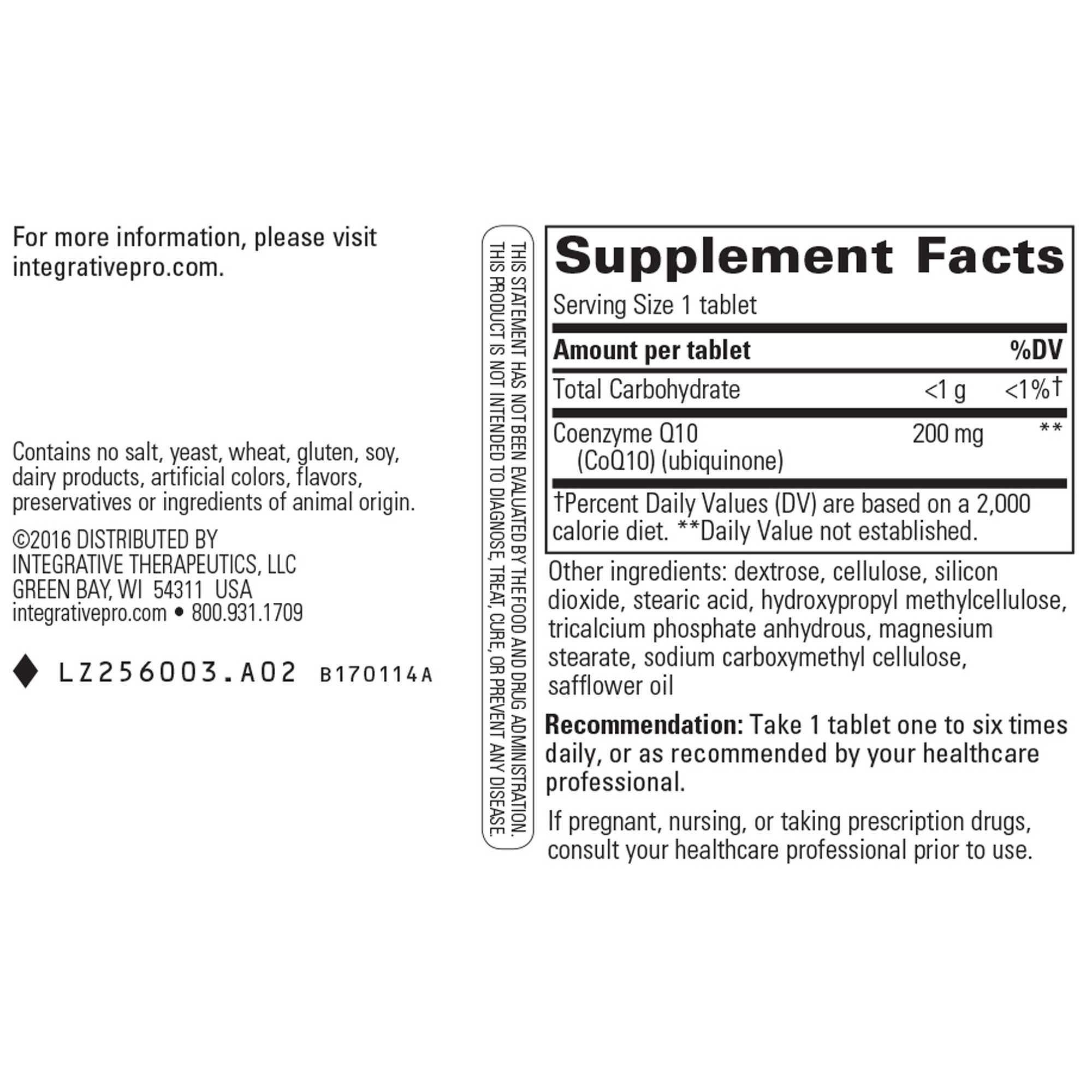 Vitaline CoQ10 200mg - Image 2