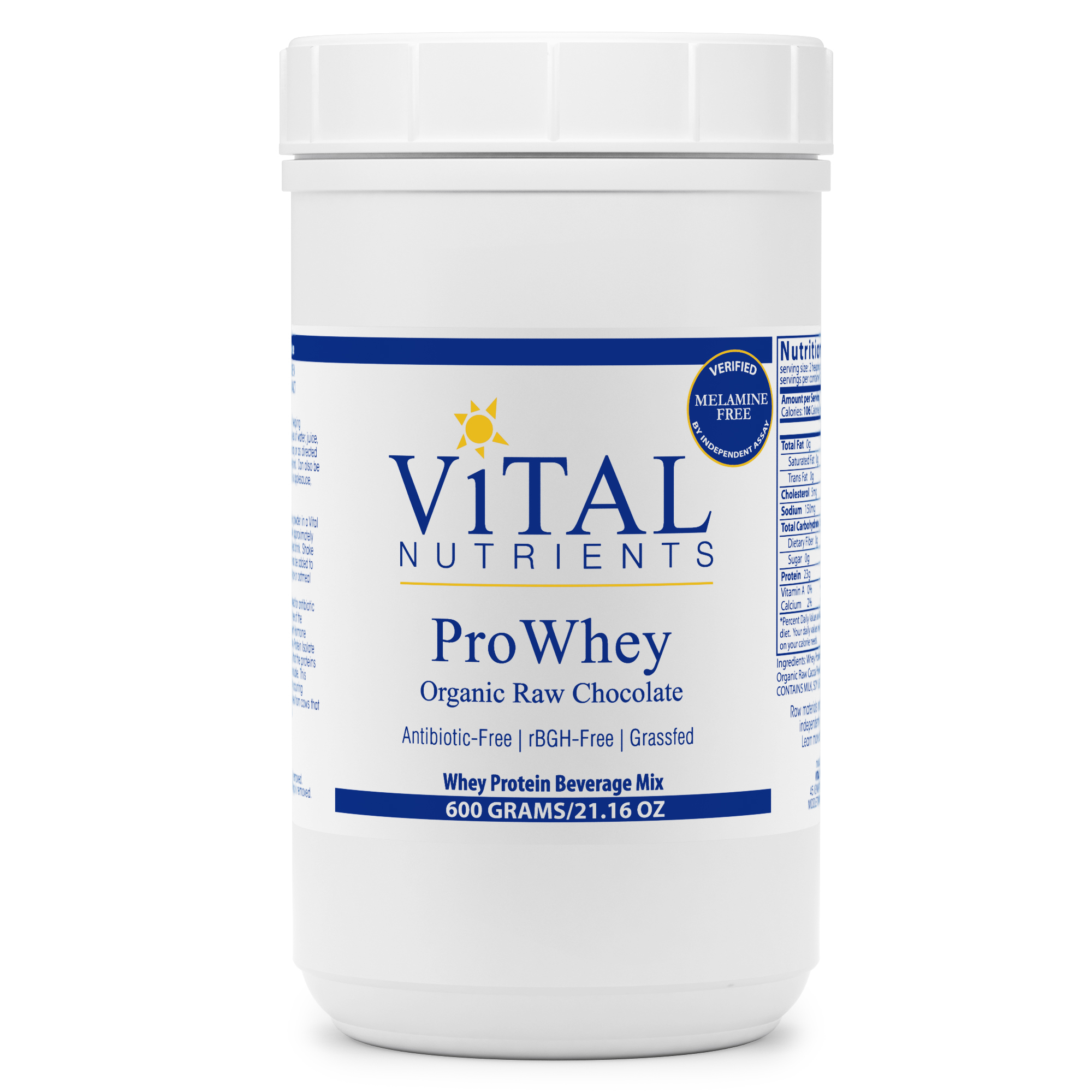 Pro Whey Organic Raw Chocolate Protein Powder