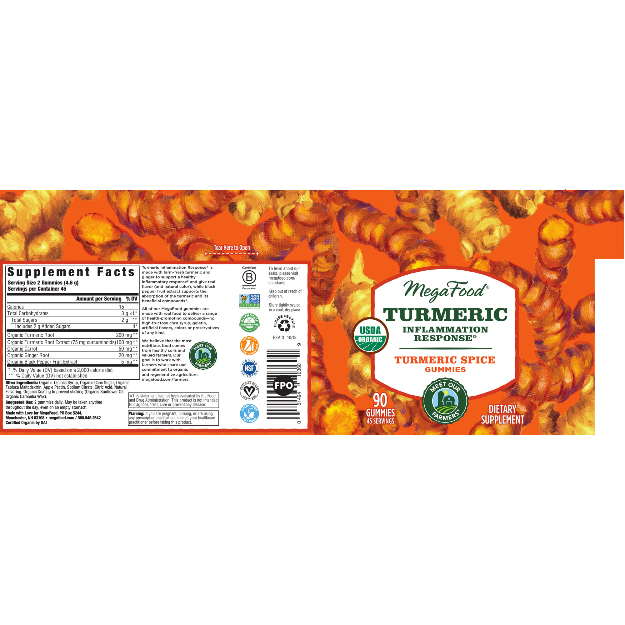 Turmeric - Turmeric Spice Gummies - Image 2