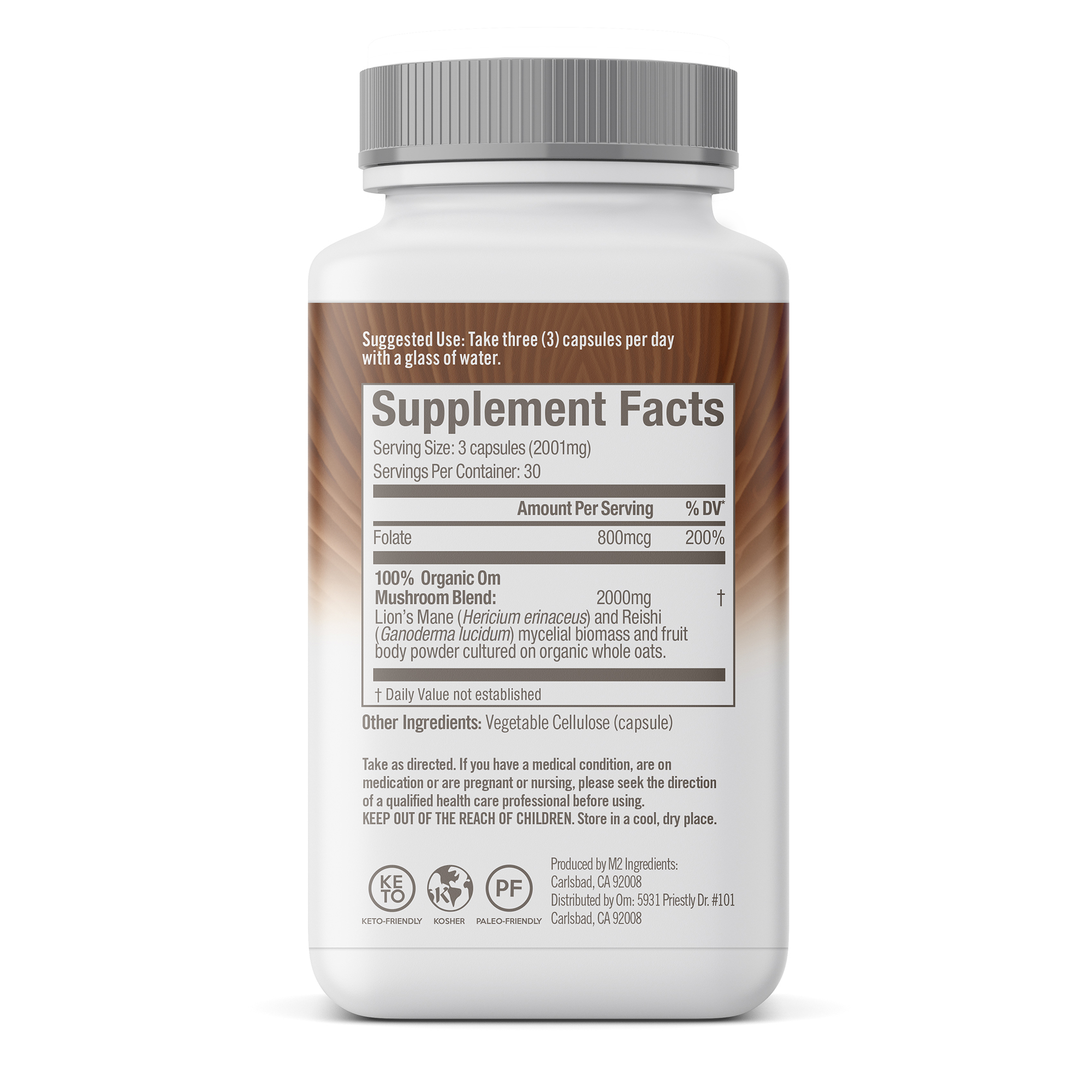 Brain Fuel Mushroom Superfood Capsules - Image 2