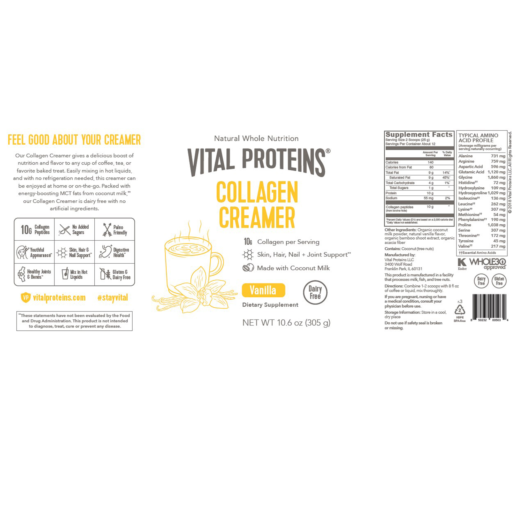 Collagen Creamer Vanilla - Image 2