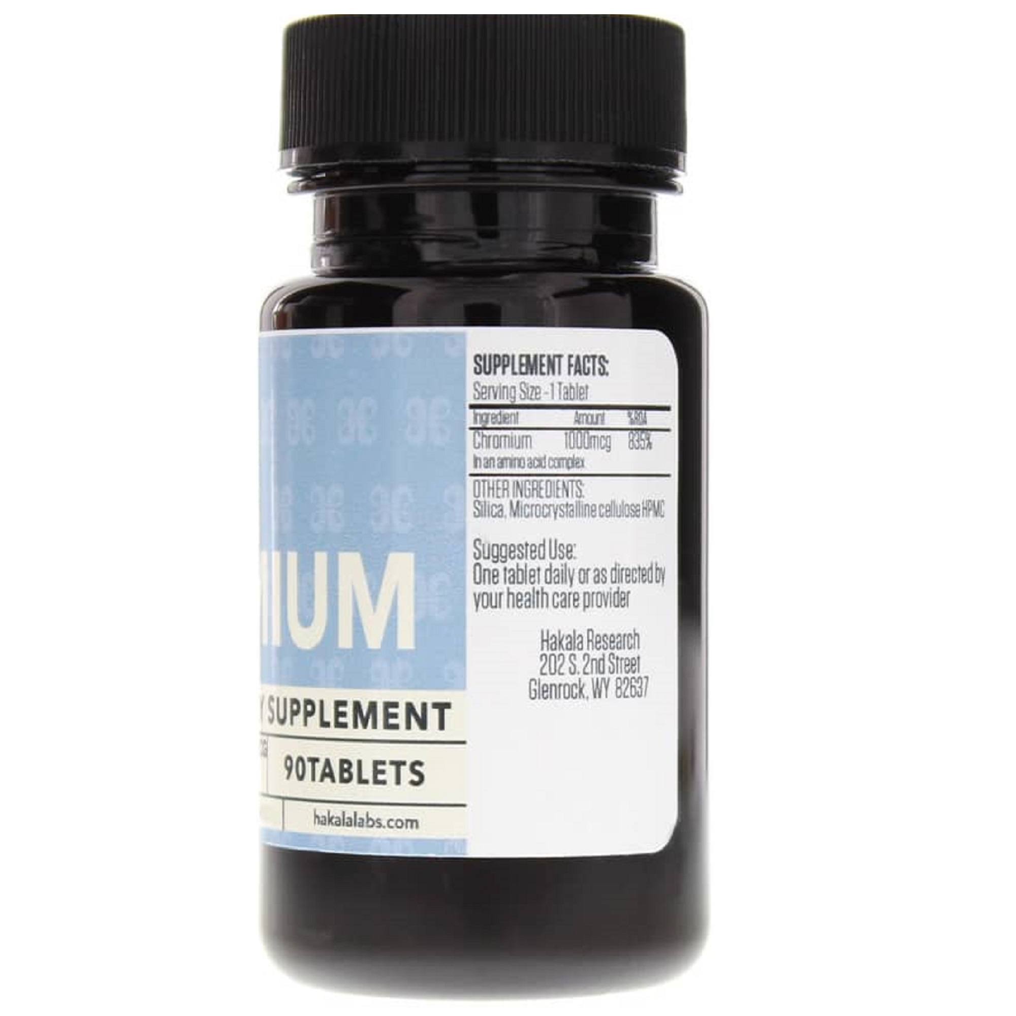 Chromium 1000 mcg 90 Tablets - Image 2